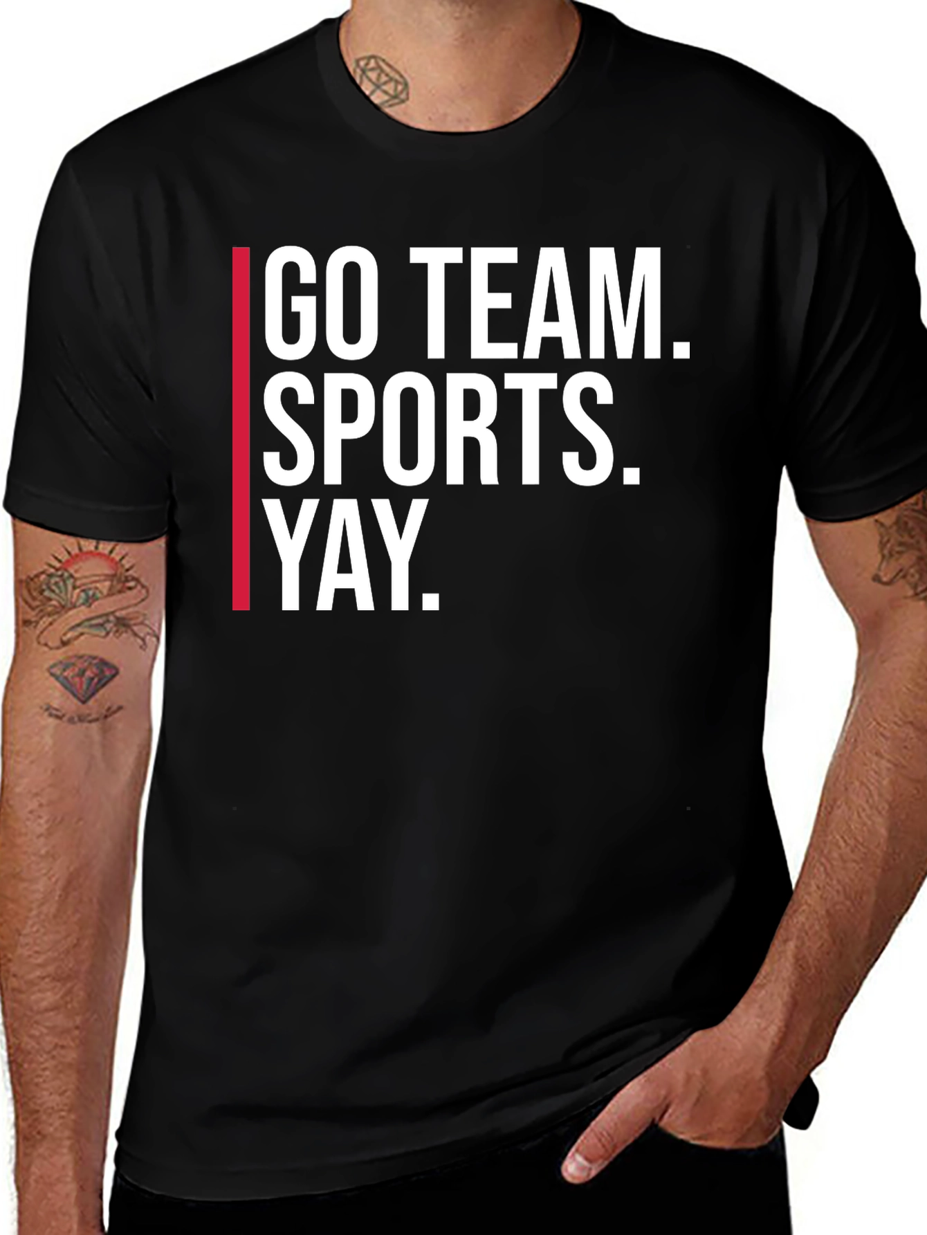 Variant 4 of Go Team Sports Fan T-Shirt
