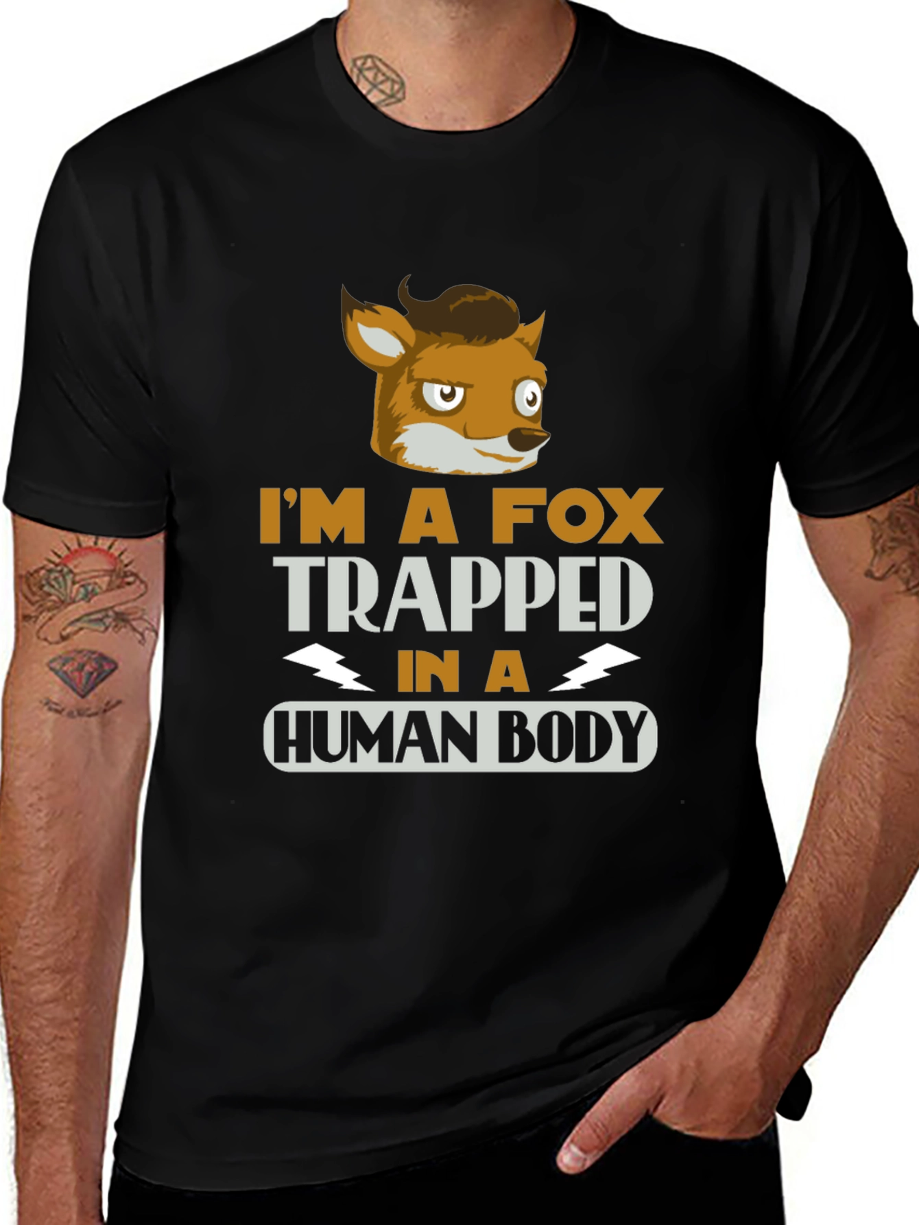 Variant 30 of I'm A Fox Trapped in a Human Body T-Shirt