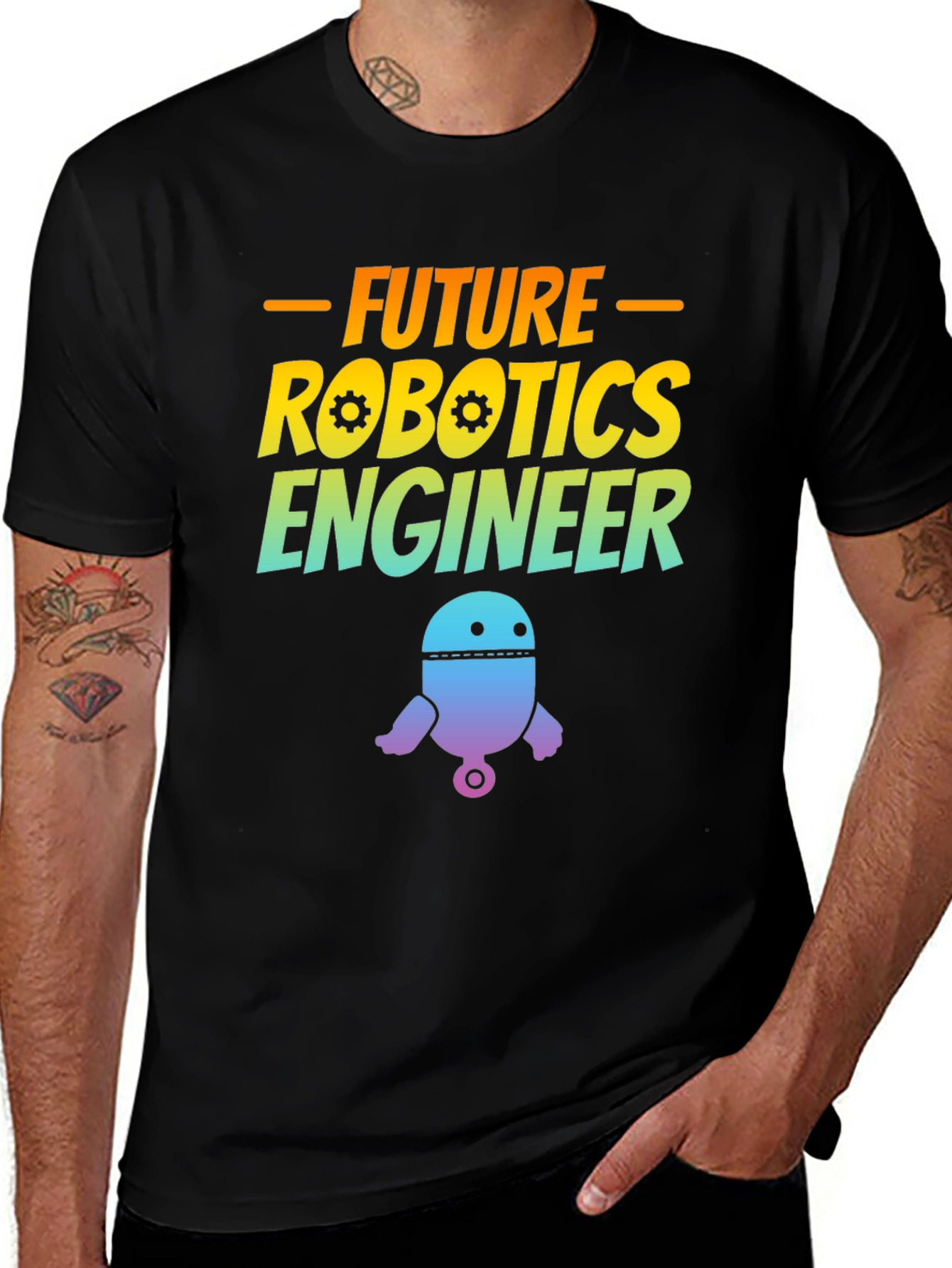 Variant 25 of Future Robotics Engineer T-Shirt