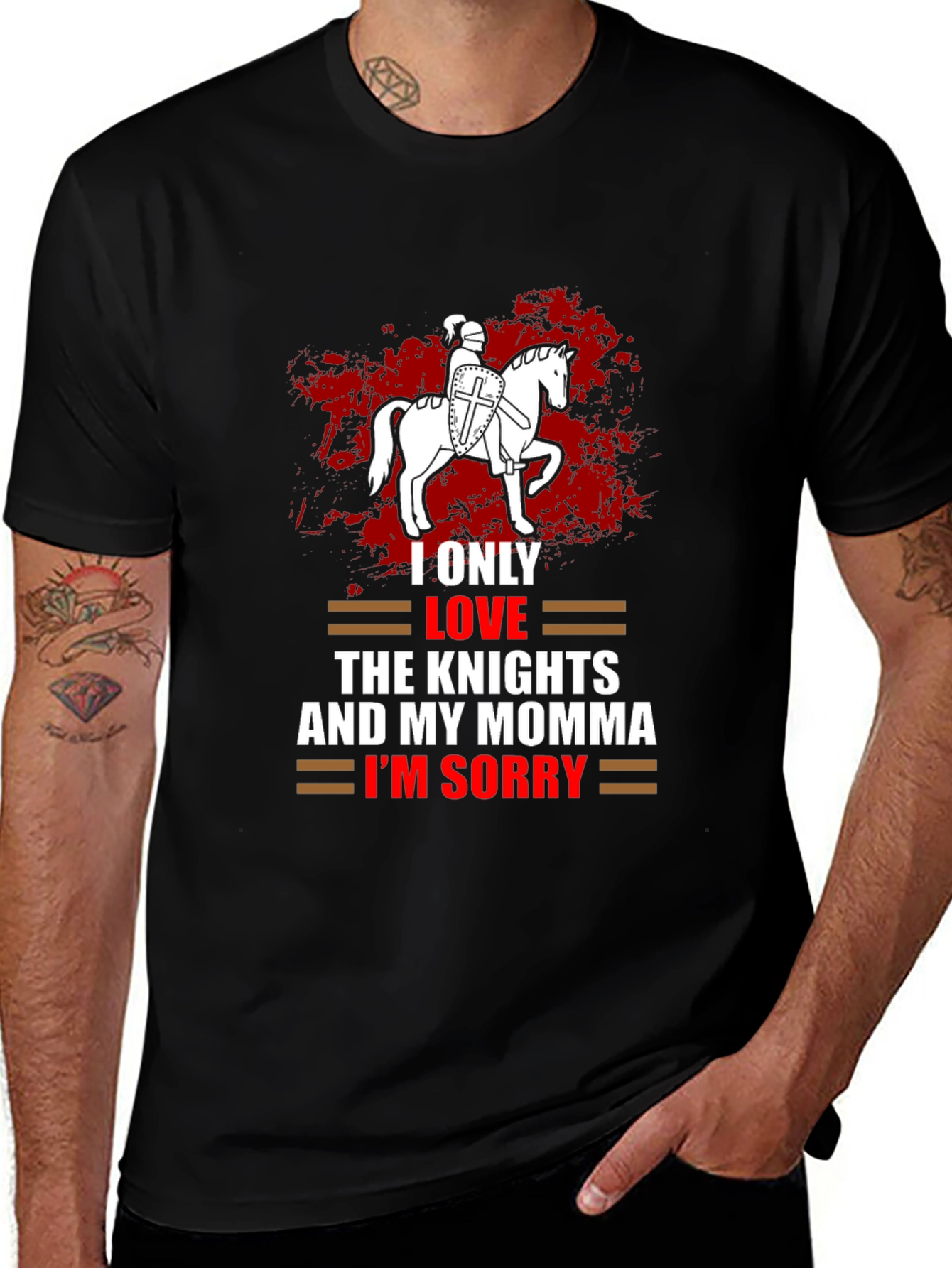 Variant 17 of Knights and Momma T-Shirt