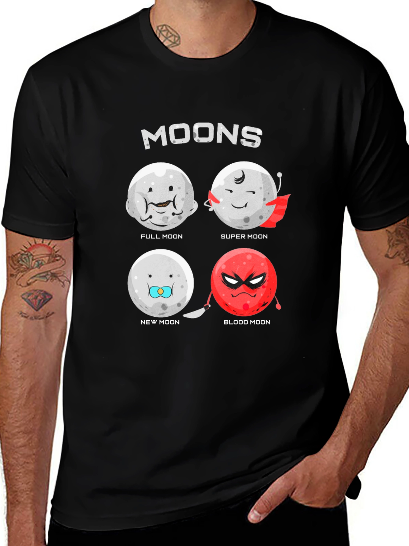 Variant 19 of Moons Graphic Novelty T-Shirt