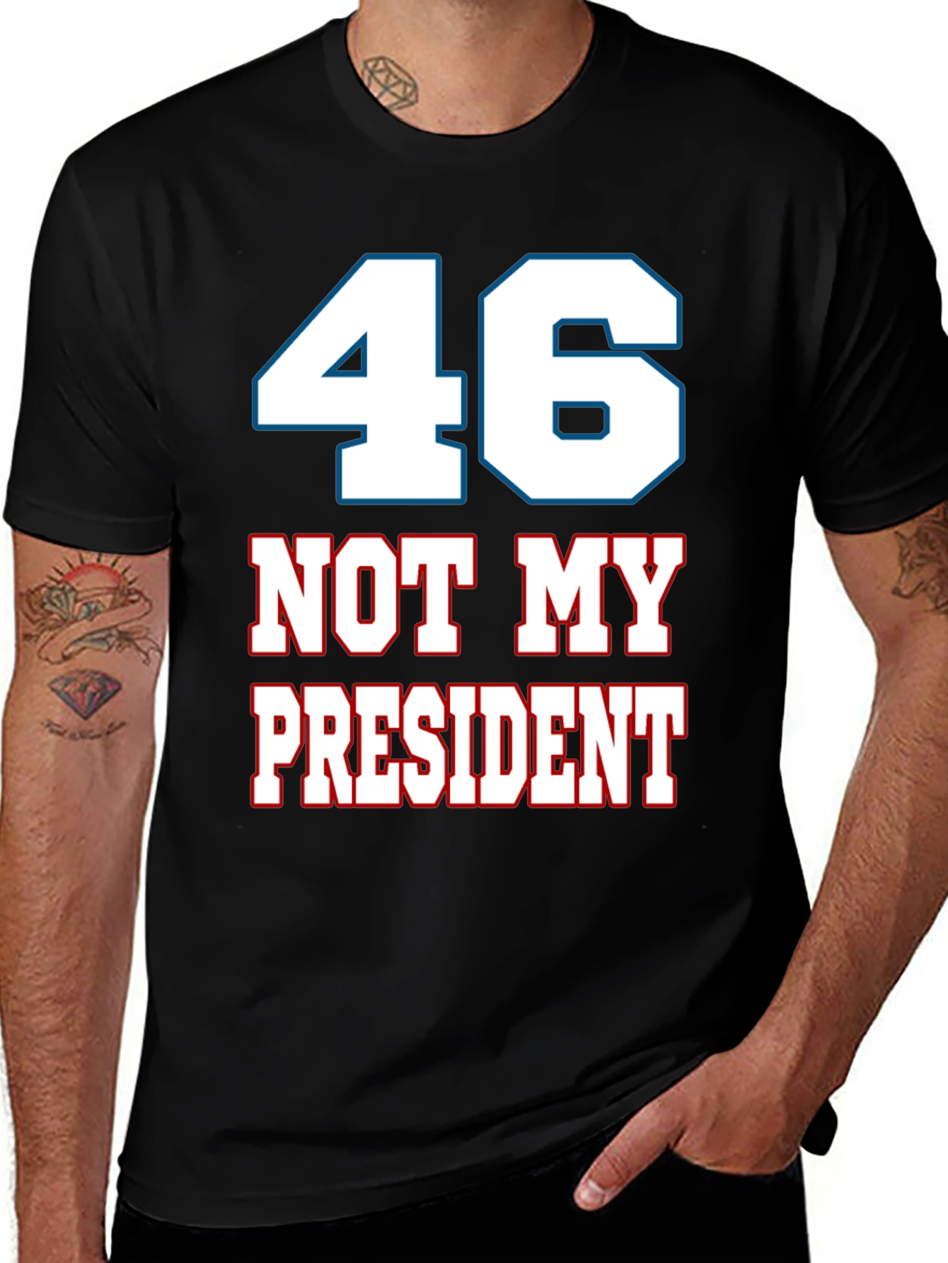 "46 Not My President" Graphic Tee