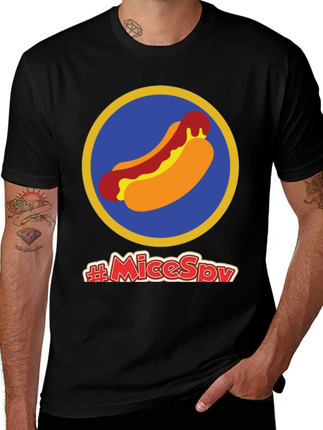 Hot Dog Graphic Tee - #MiceSpy T-Shirt
