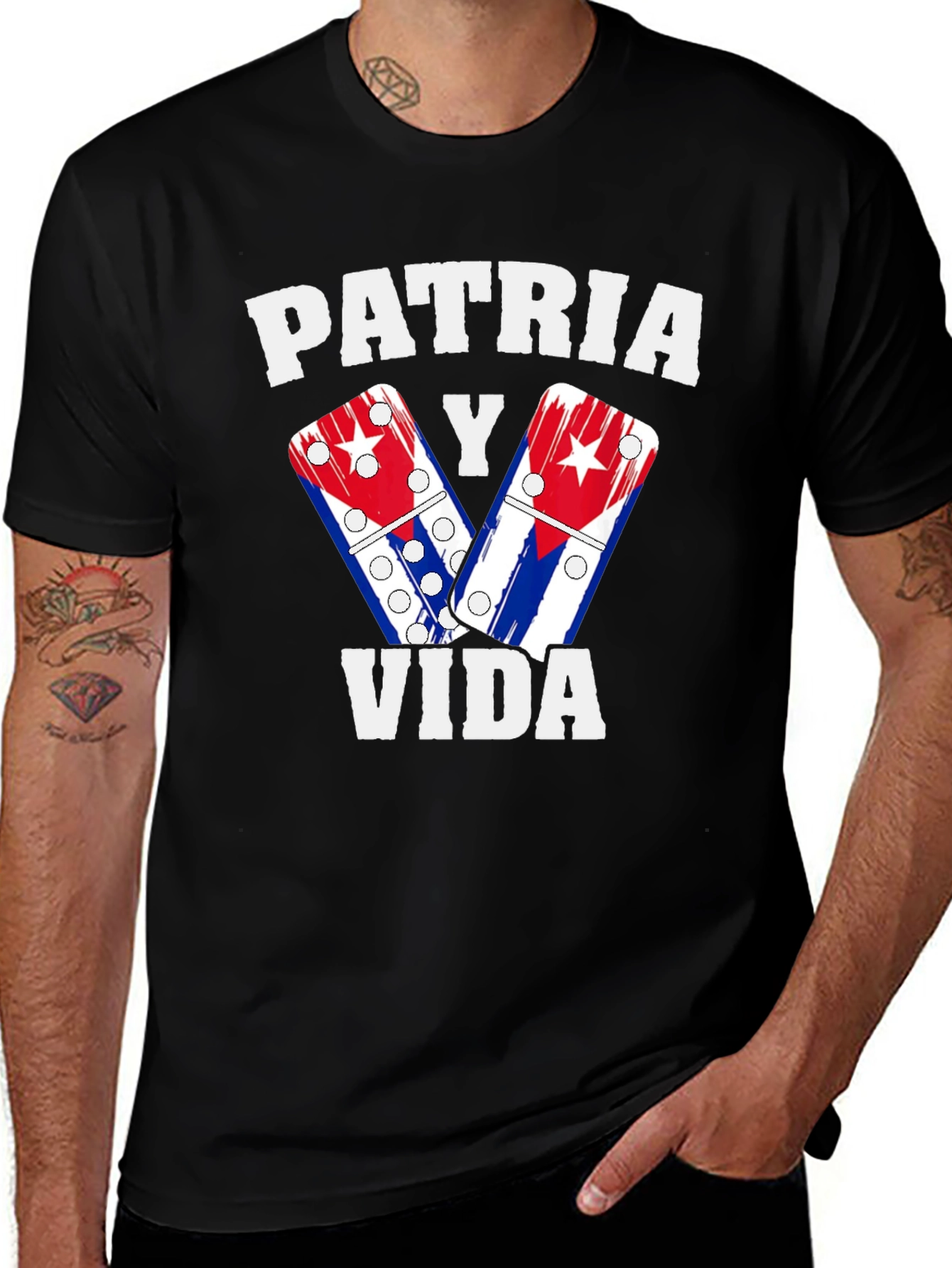 Patria y Vida T-Shirt Cuban Pride Graphic Tee