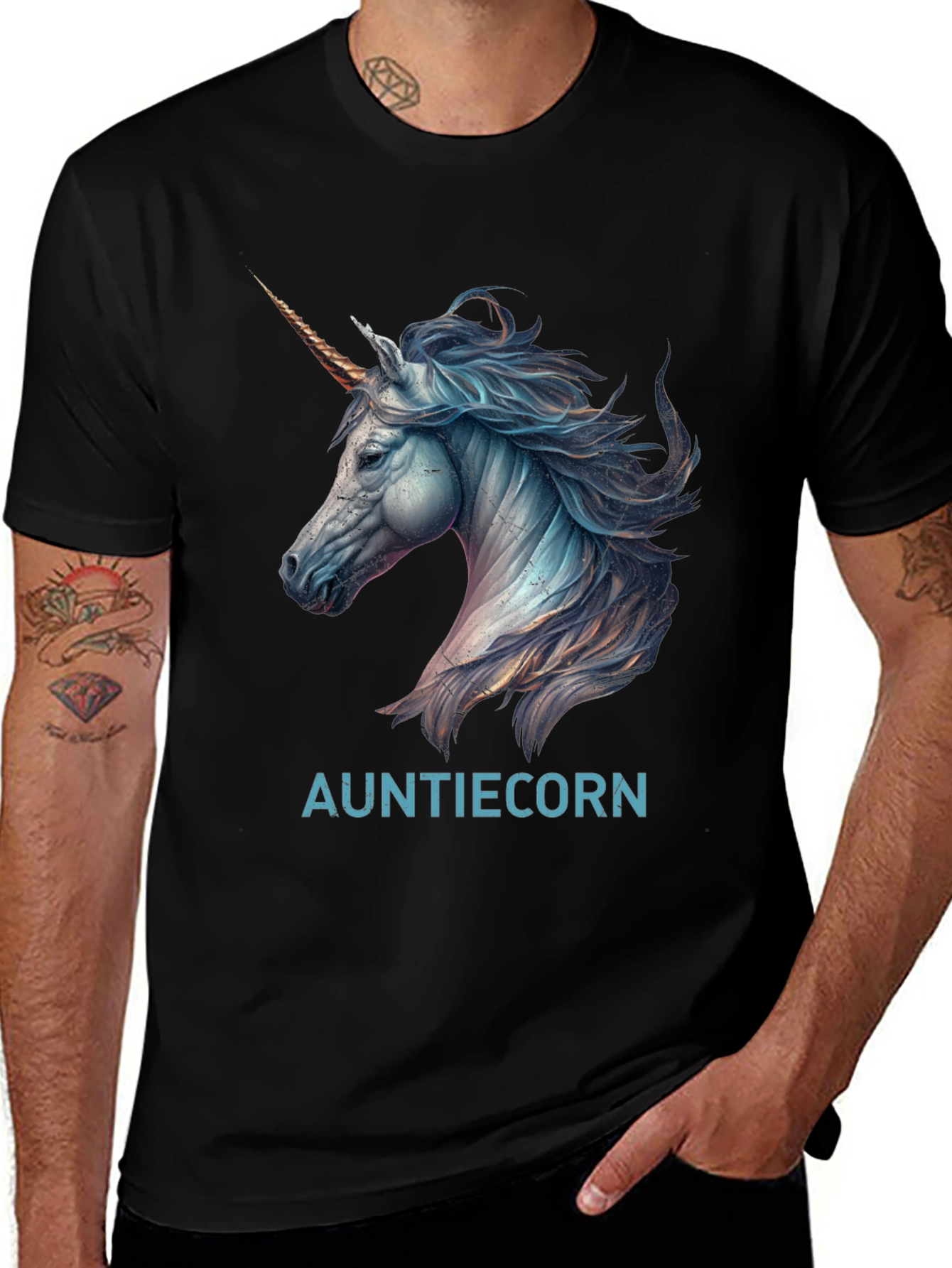 Aunticorn T-Shirt: Magical Unicorn Design