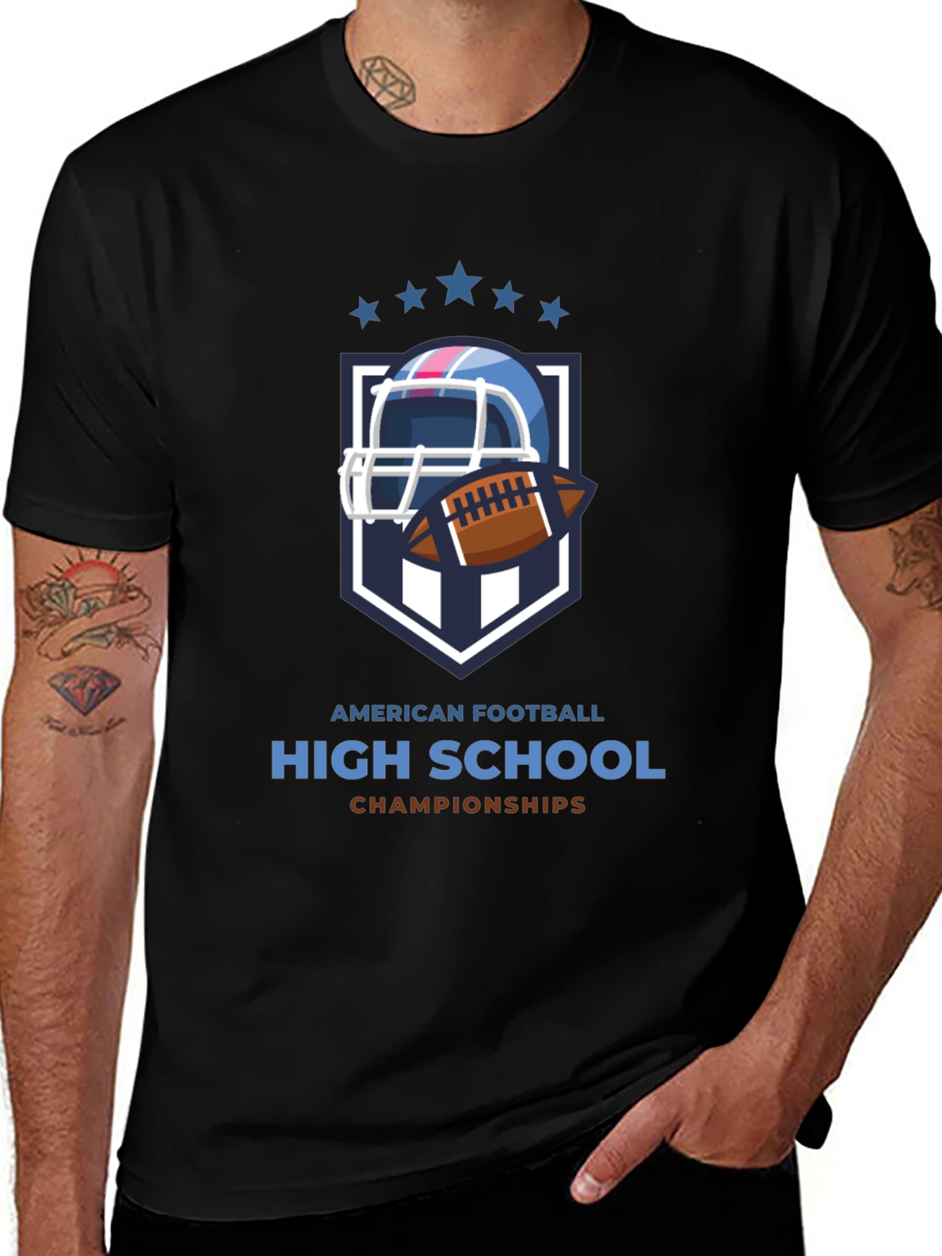 Variant 17 of American Football High School Championships T-Shirt