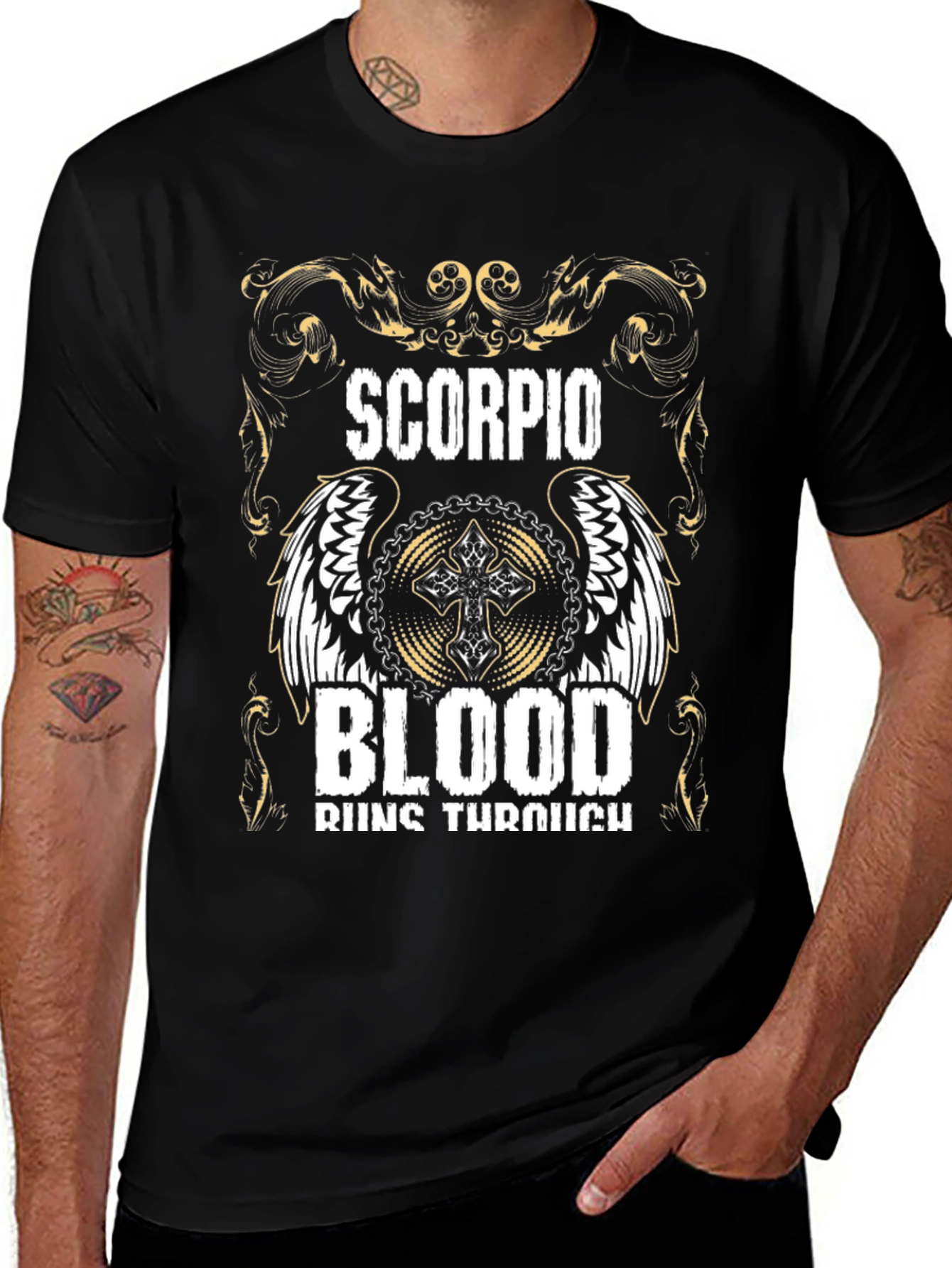 Scorpio Blood Runs Through T-Shirt