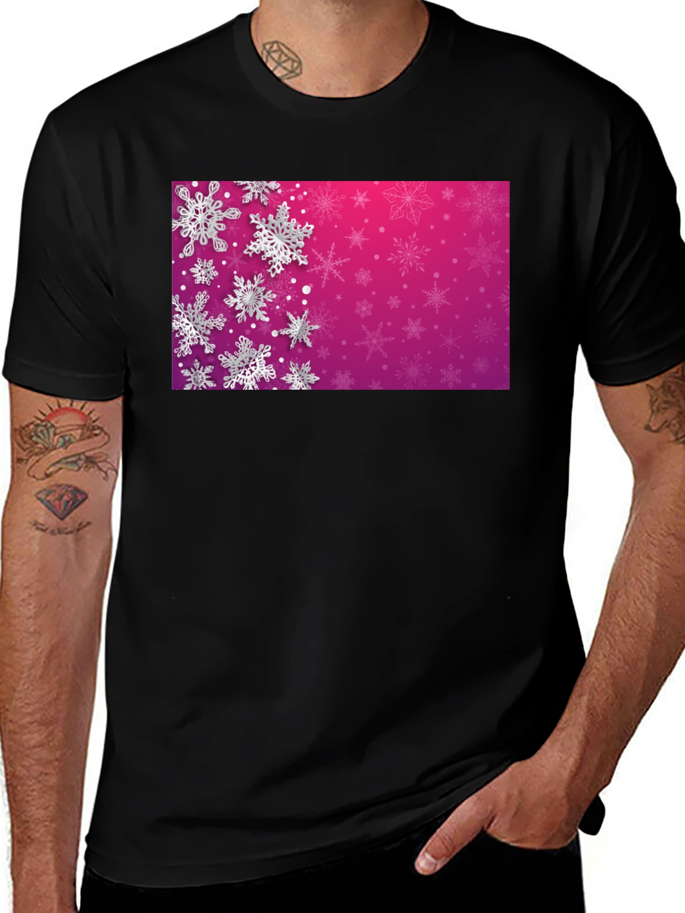 Variant 12 of Winter Snowflakes T-Shirt