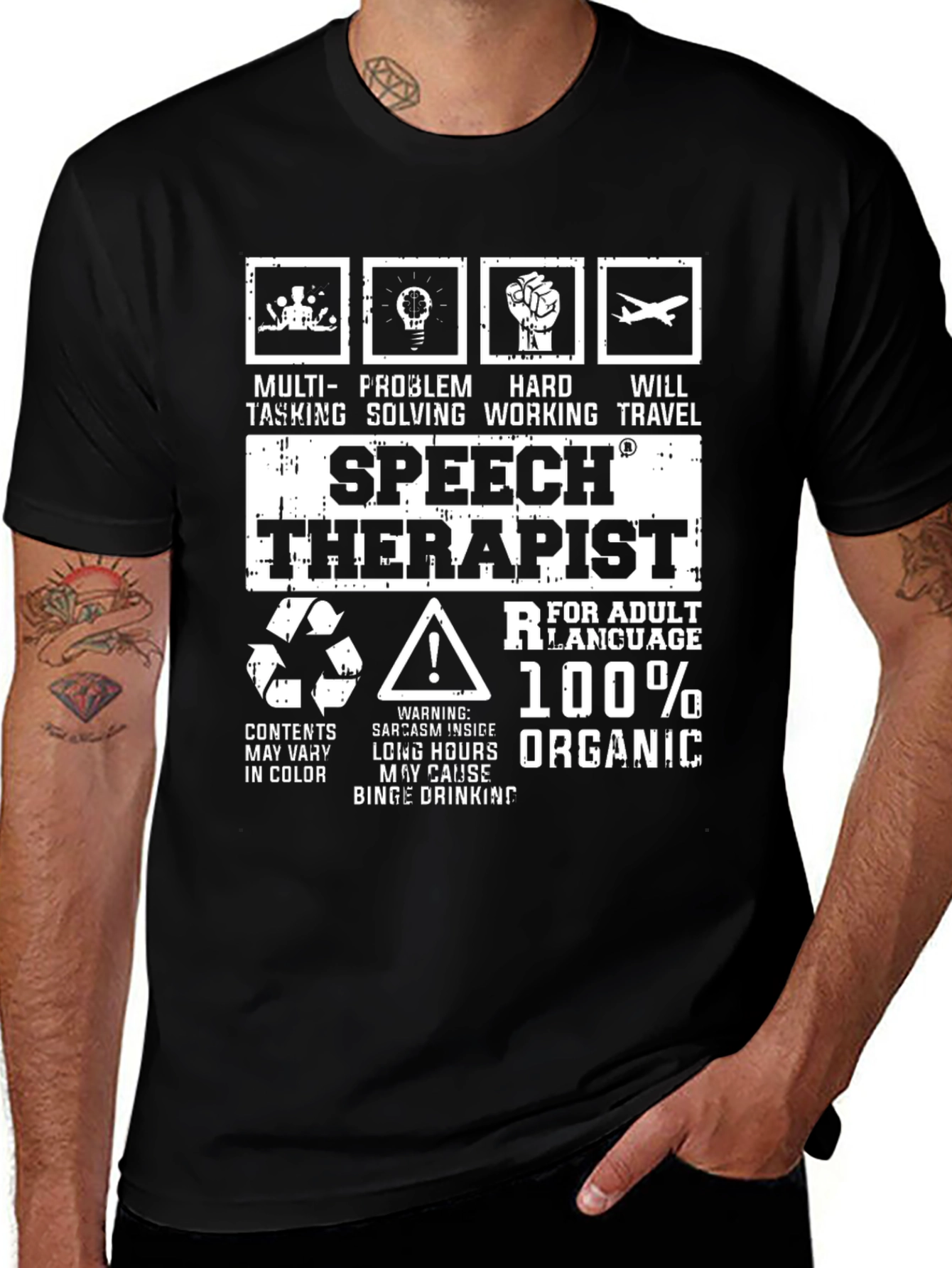 Variant 25 of Speech Therapist Humor T-Shirt - Gift Idea