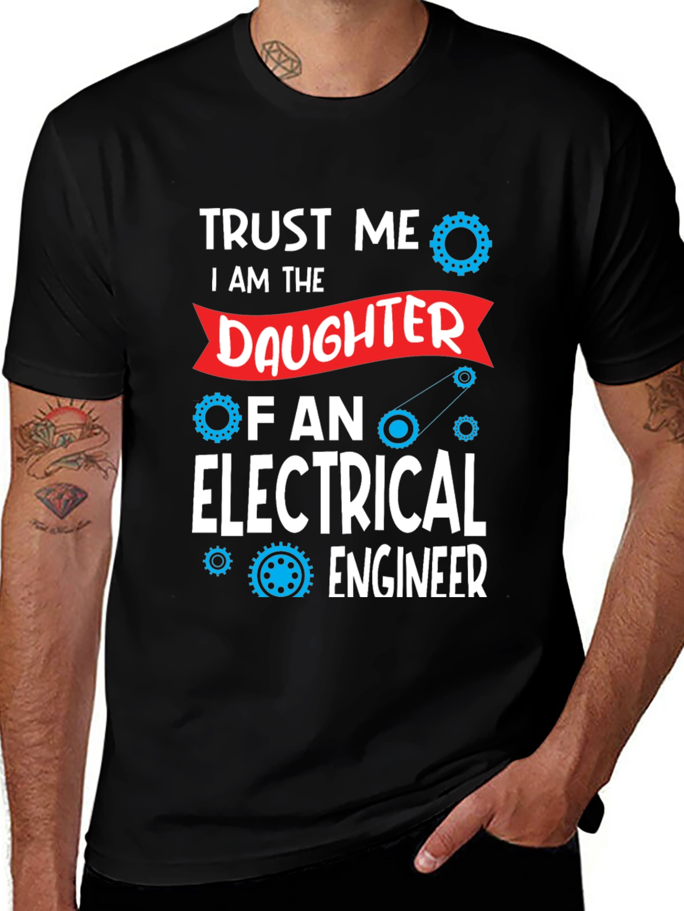 Variant 10 of Trust Me Electrical Engineer's Daughter T-Shirt