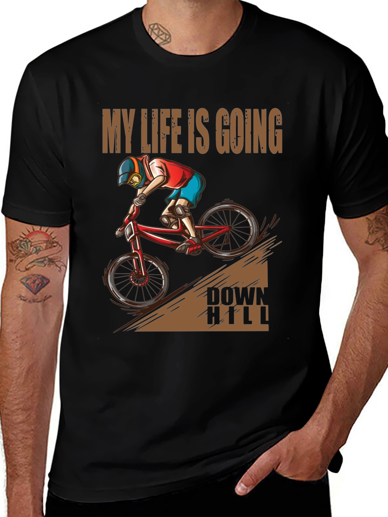 Variant 18 of My Life Is Going Downhill T-Shirt