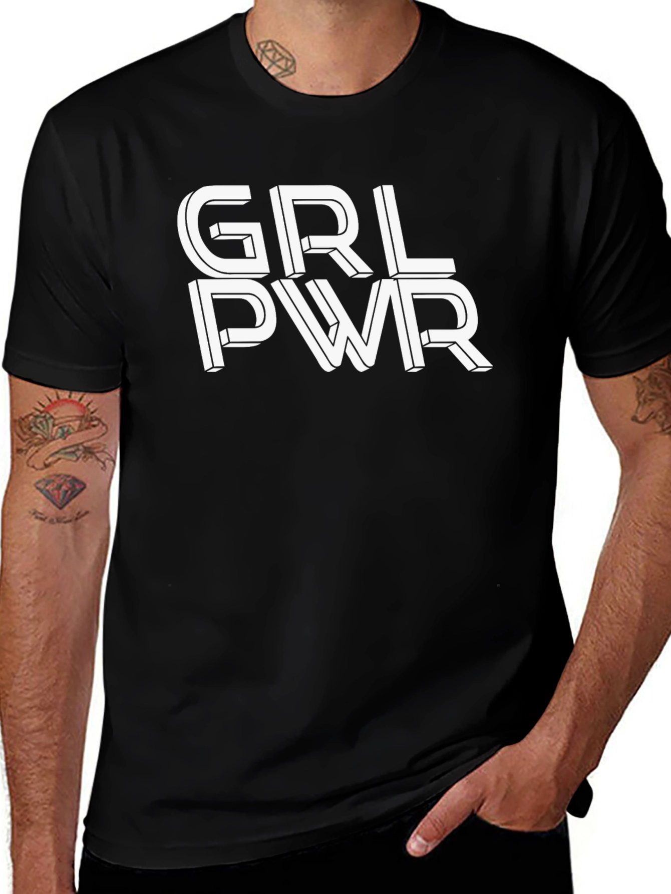 Variant 27 of GRL PWR Graphic Tee - Empowering Women's T-Shirt