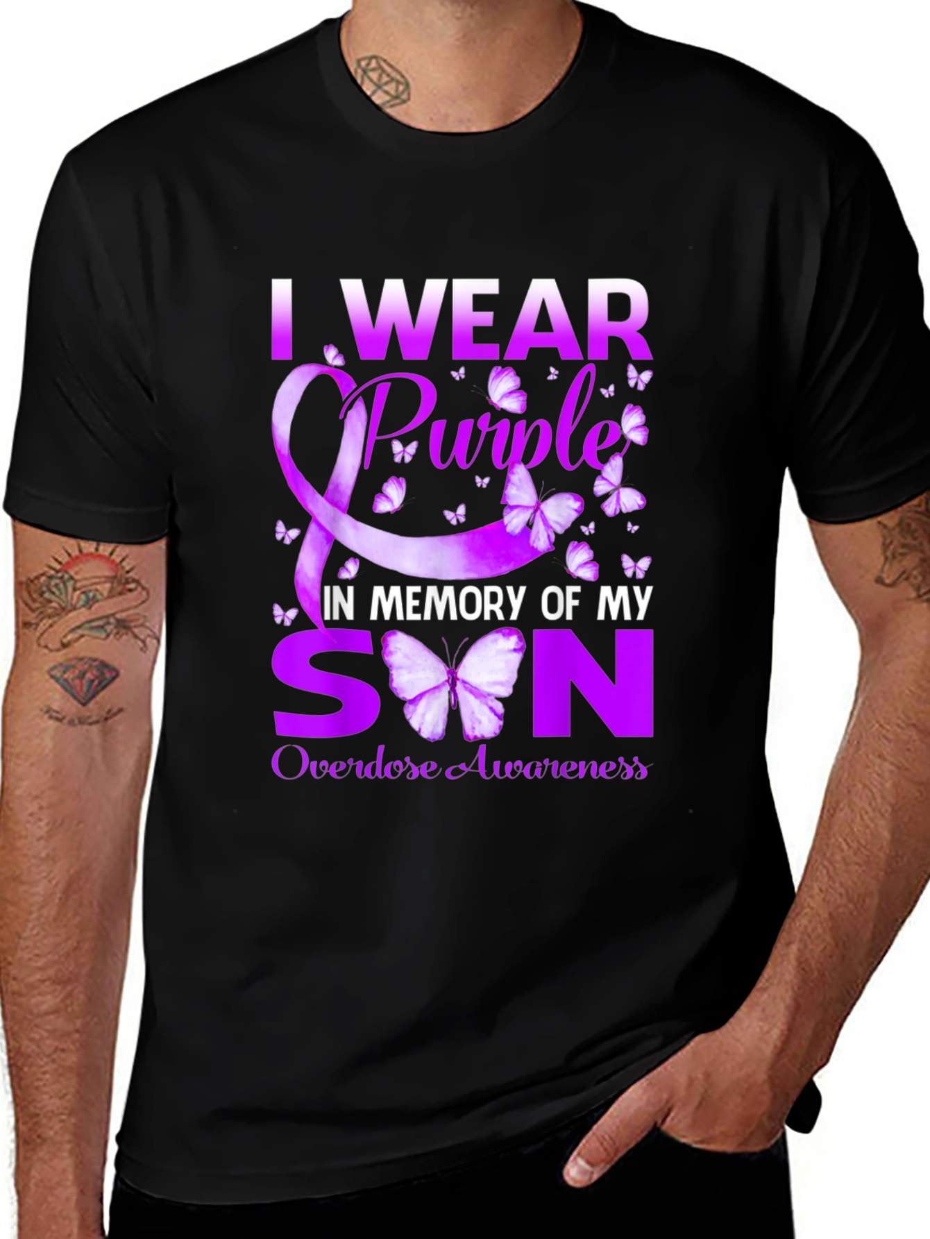 Purple Overdose Awareness T-Shirt