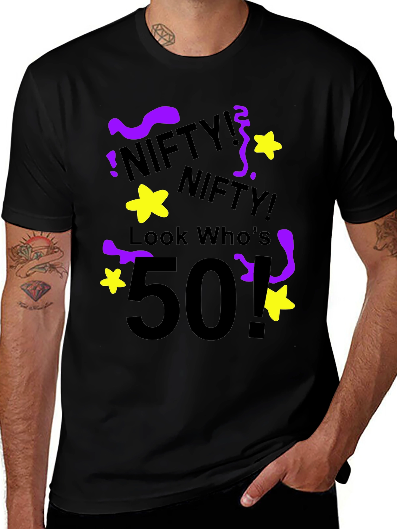Variant 23 of Nifty 50th Birthday T-Shirt