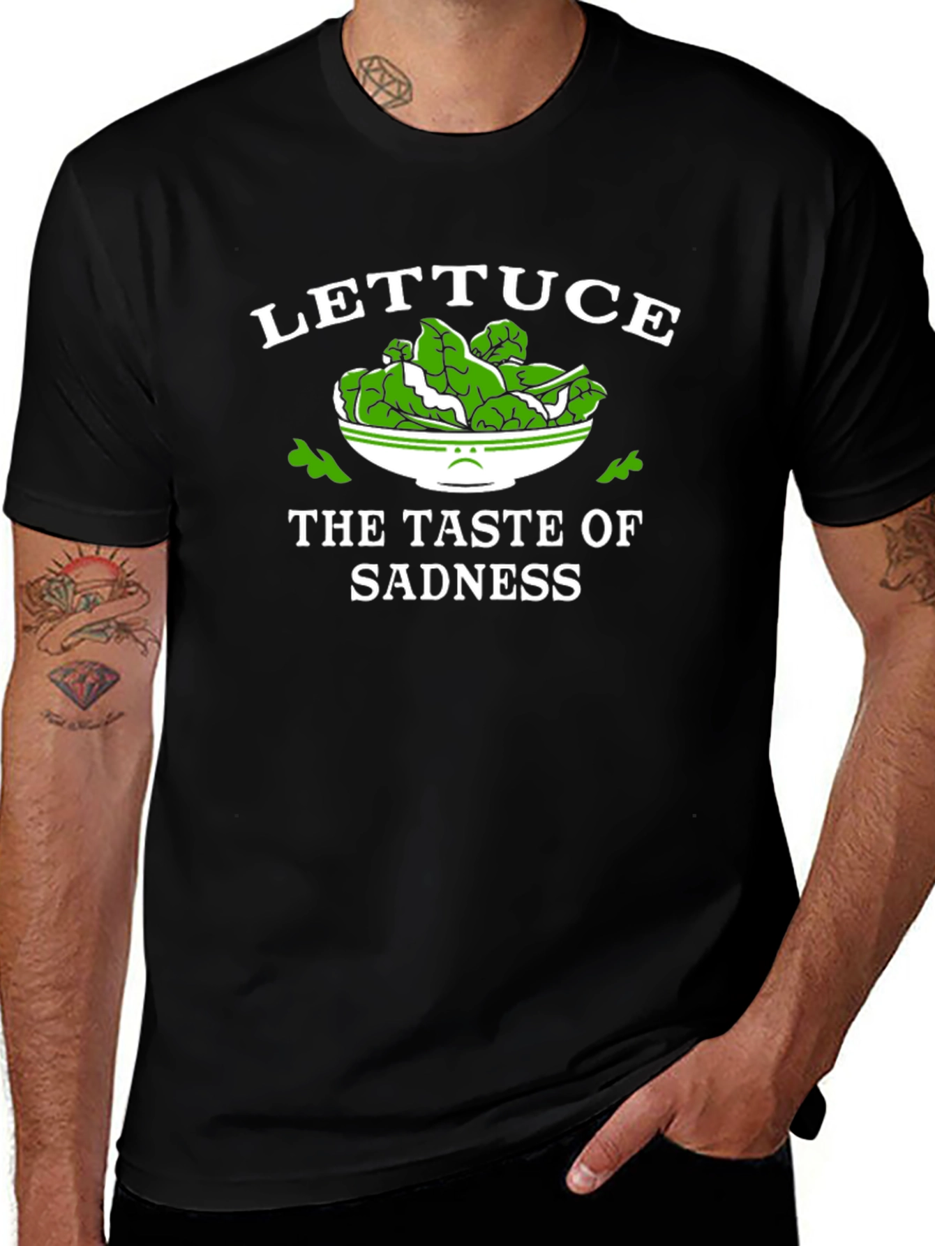 Variant 11 of Lettuce: The Taste of Sadness Graphic Tee