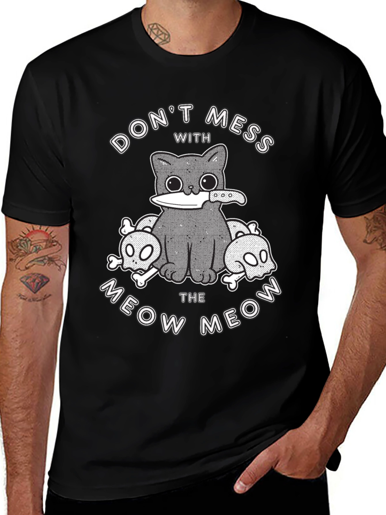 Variant 28 of Don't Mess with the Meow Meow T-Shirt