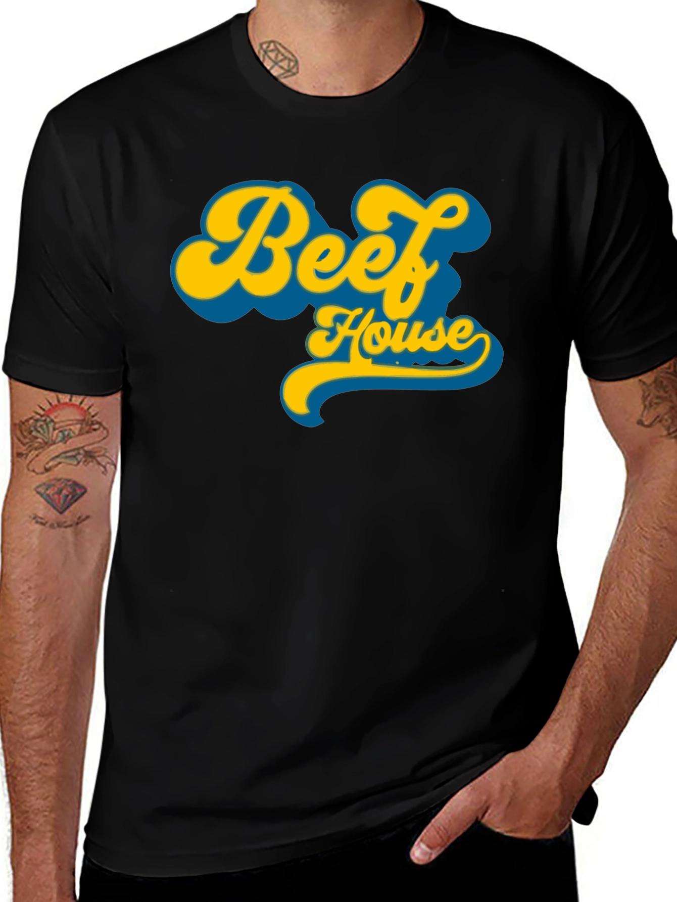 Beef House T-Shirt - Retro Style