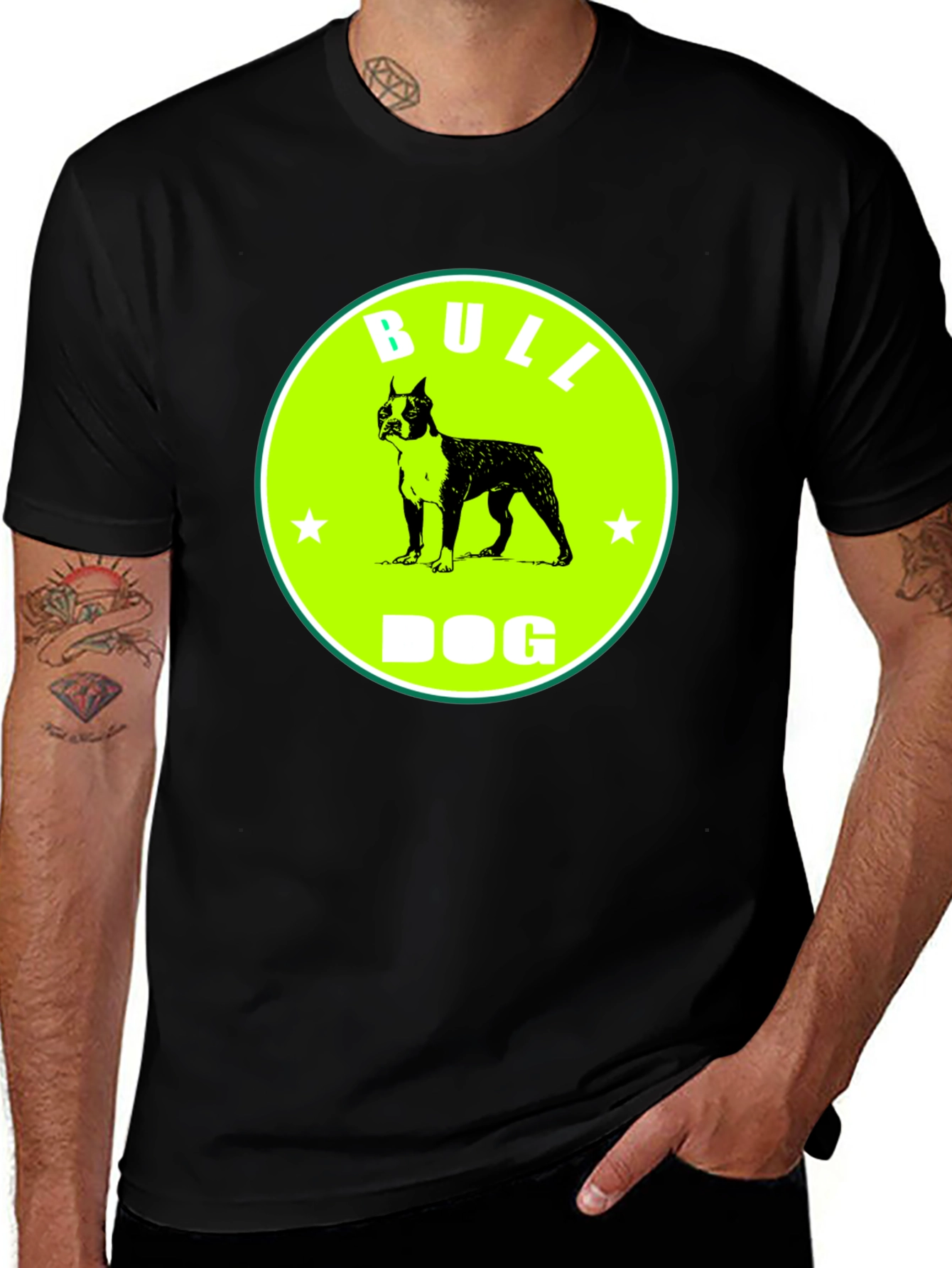 Variant 11 of Bull Dog Graphic Tee - Novelty T-Shirt