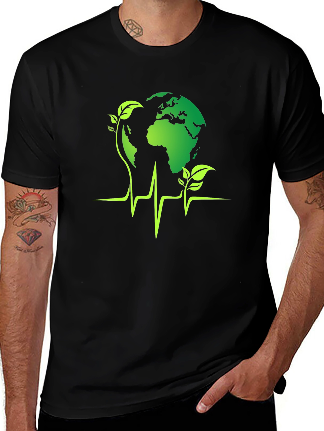 Variant 5 of Eco Pulse Tee - Earth Day Shirt
