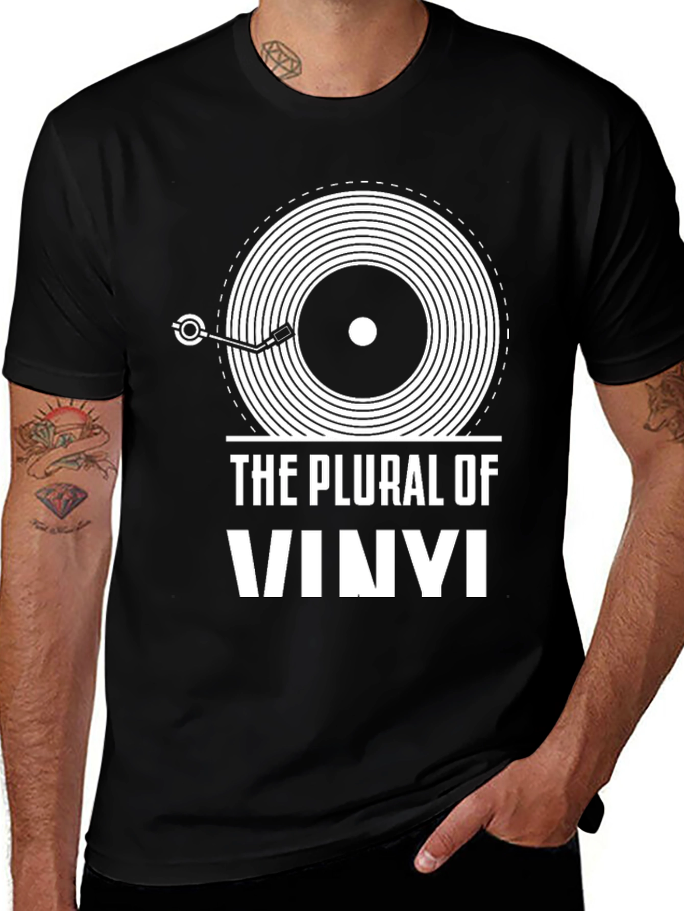 Variant 4 of The Plural of Vinyl T-Shirt