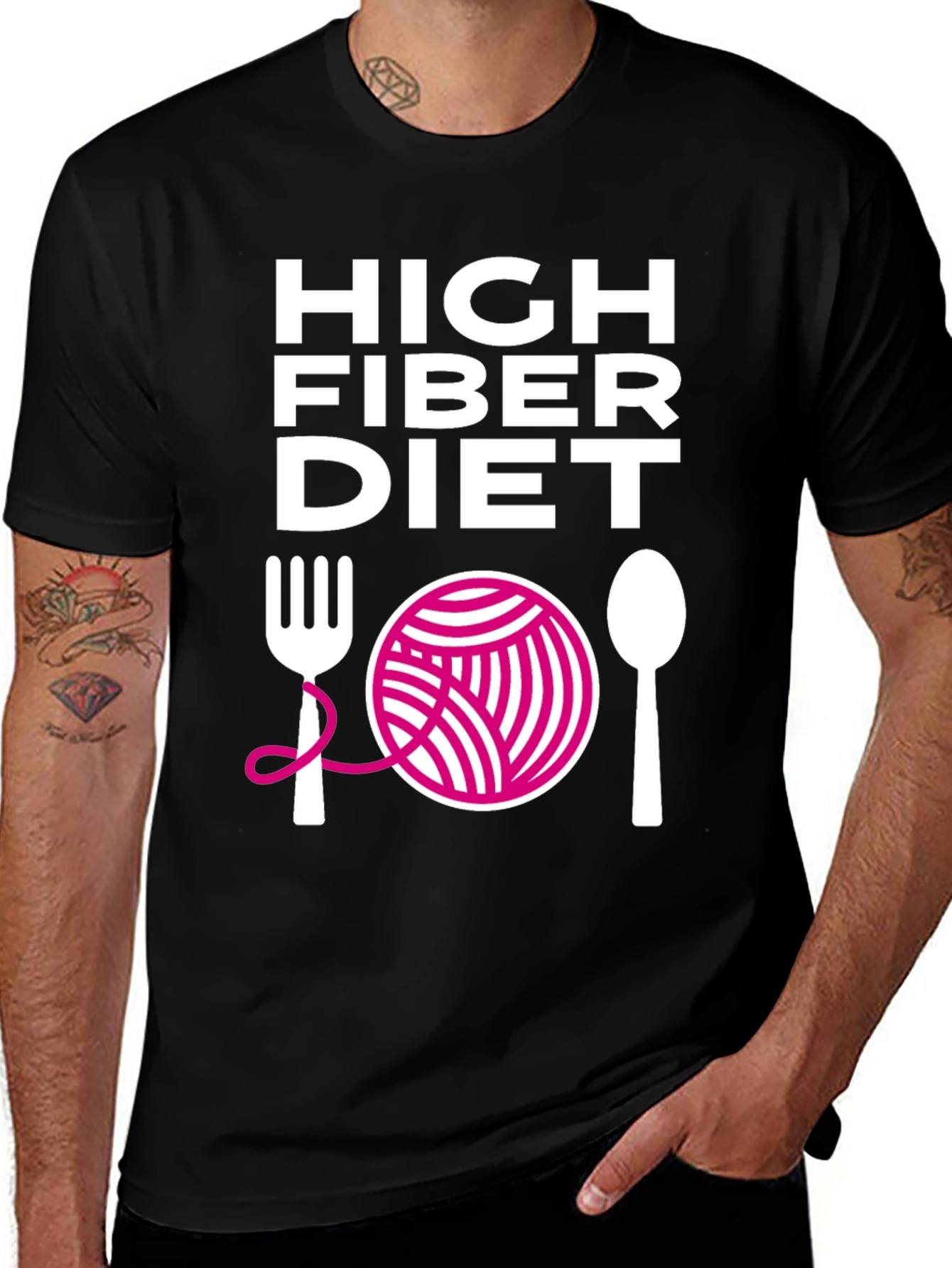 Variant 10 of High Fiber Diet Graphic T-Shirt