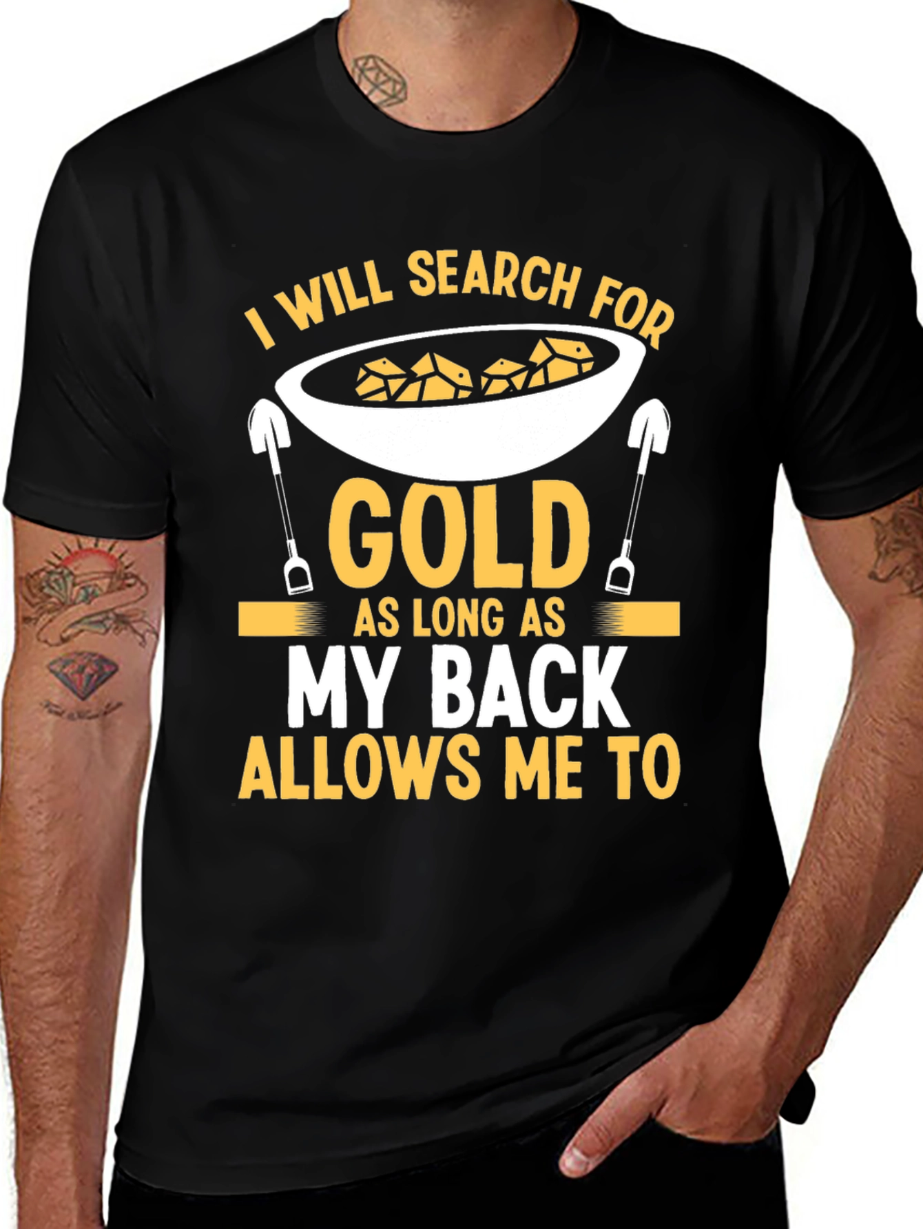 Variant 10 of Gold Prospector Humor T-Shirt