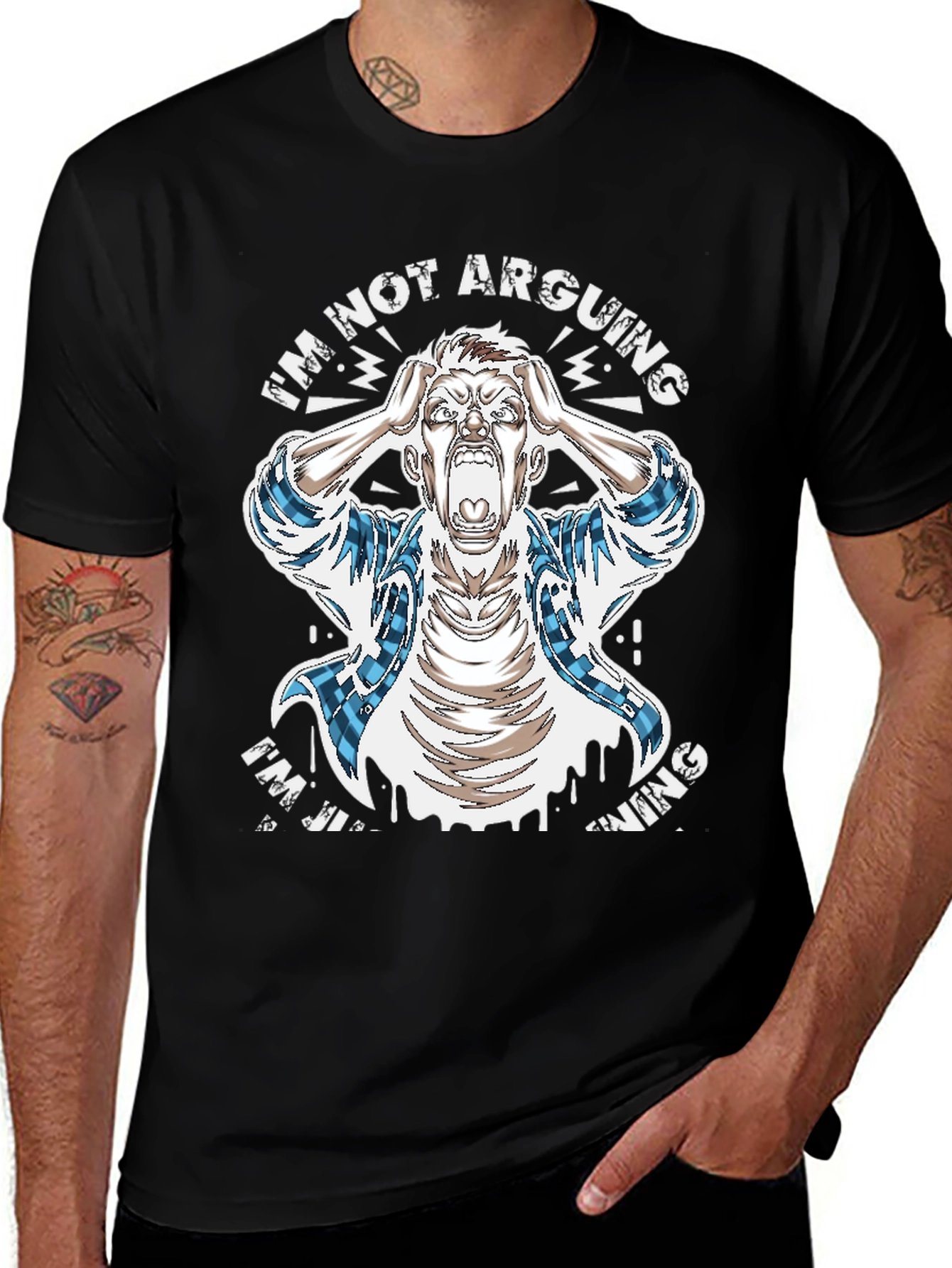 Variant 12 of I'm Not Arguing T-Shirt Funny Sarcastic Graphic Tee