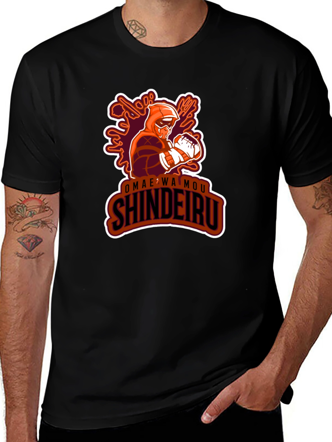 Variant 22 of Omae Wa Mou Shindeiru Anime Graphic T-Shirt