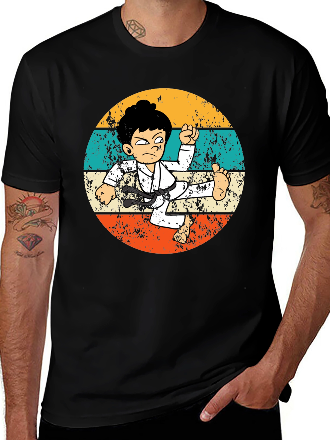 Variant 7 of Karate Kid Retro T-Shirt