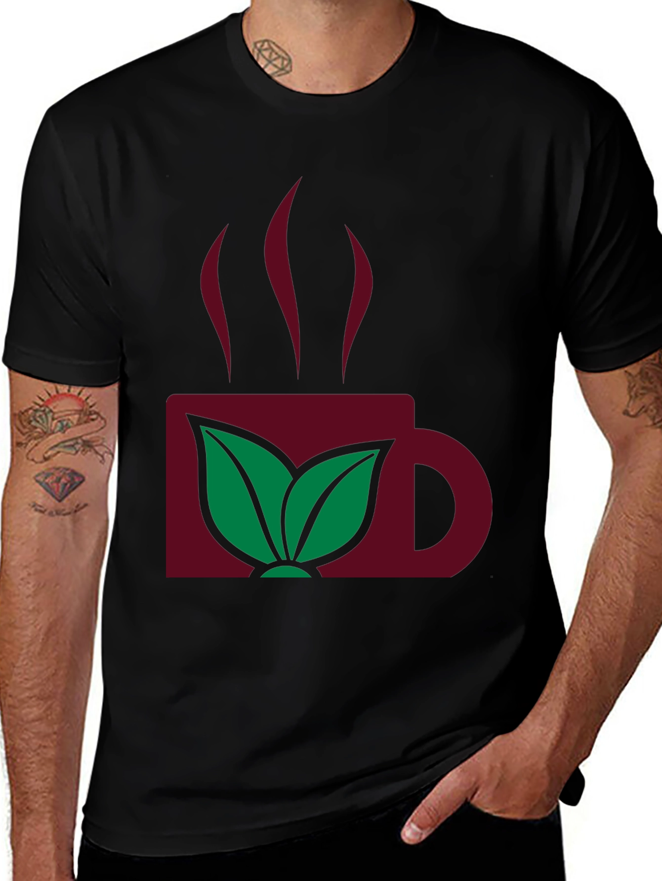 Variant 13 of Stylish Black Tea Lover T-Shirt