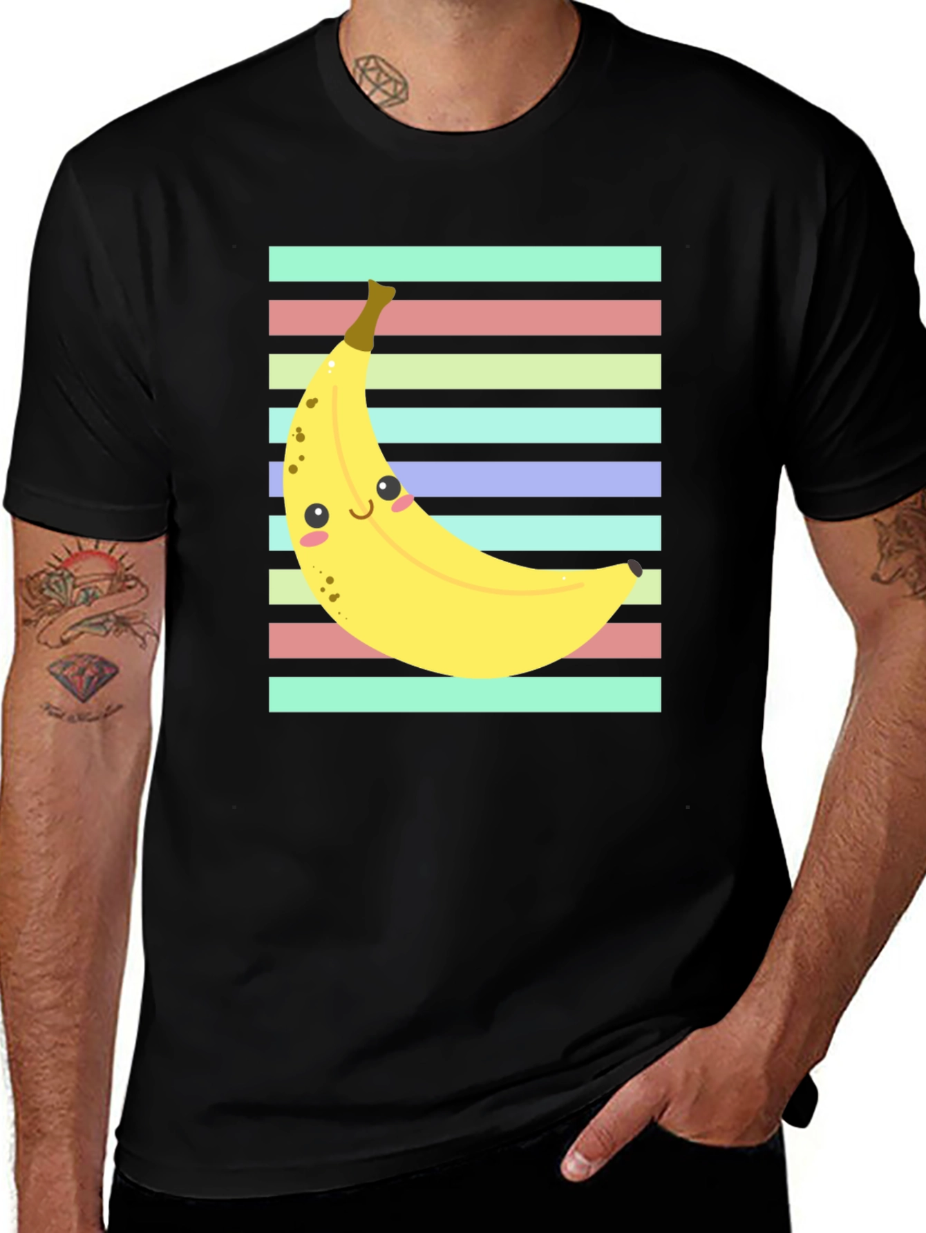 Variant 23 of Banana Graphic T-Shirt: Fun & Fruity Style