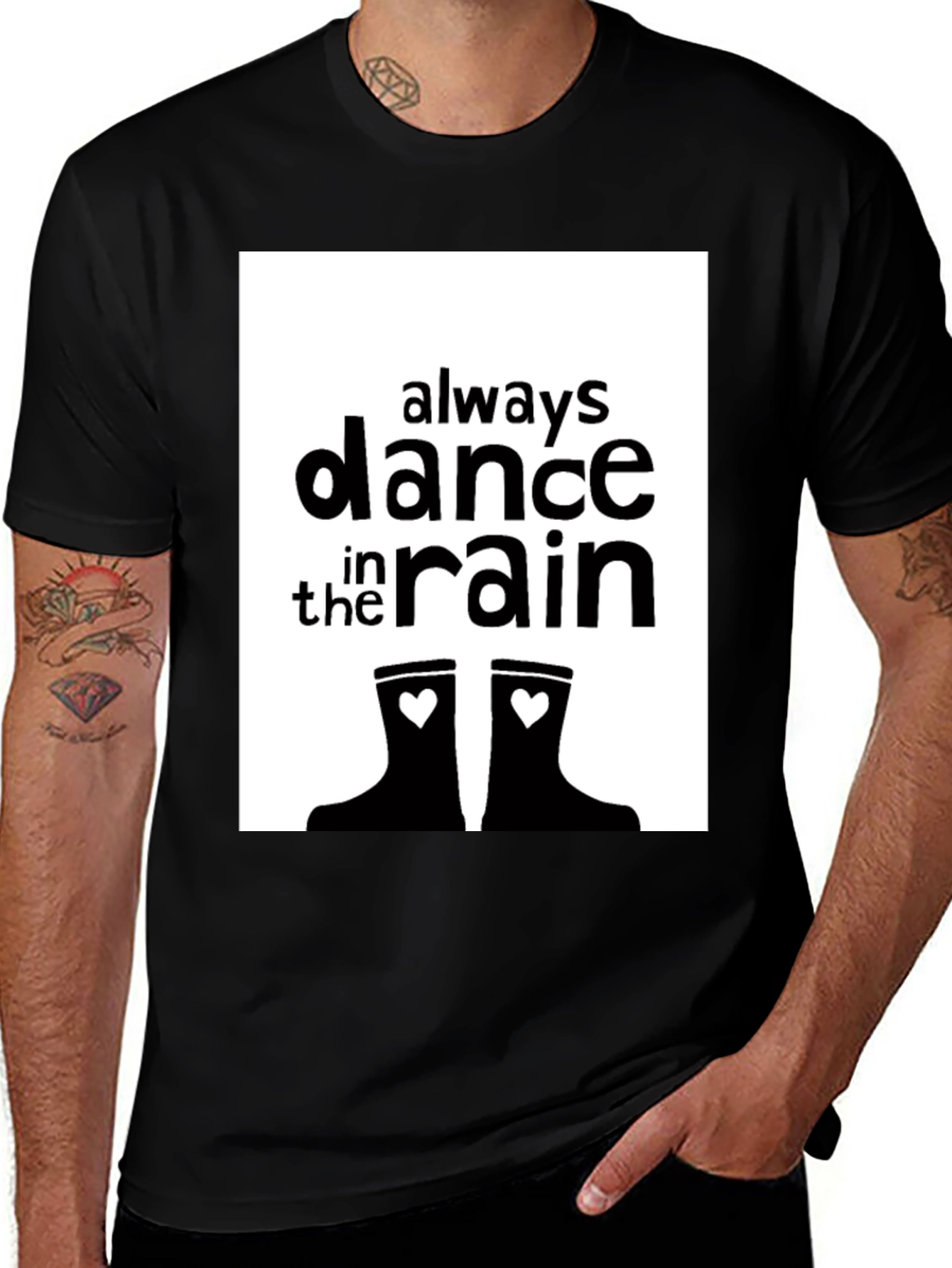 Variant 7 of Dance in the Rain Graphic Tee