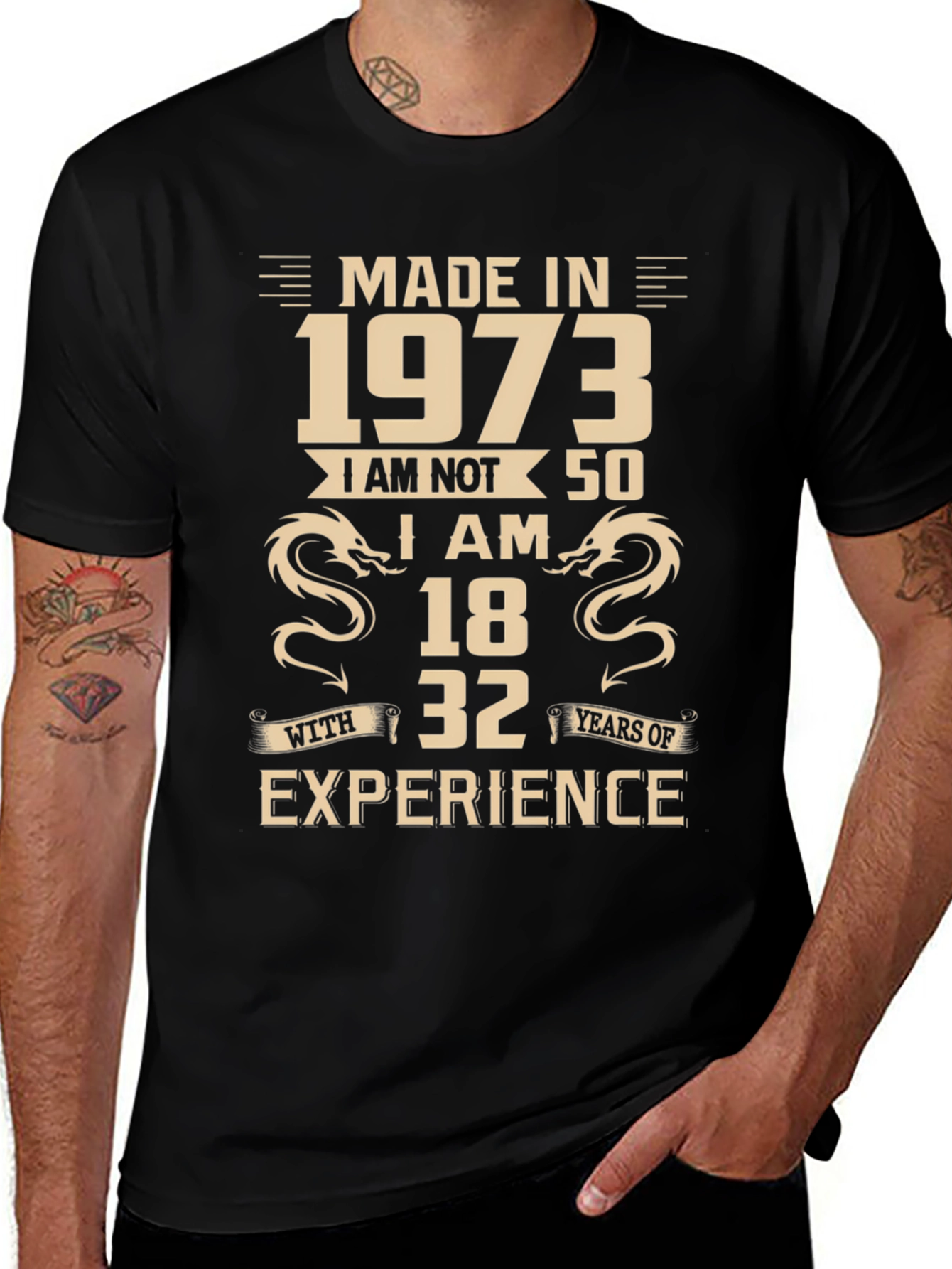Variant 10 of Made in 1973 Funny Birthday T-Shirt