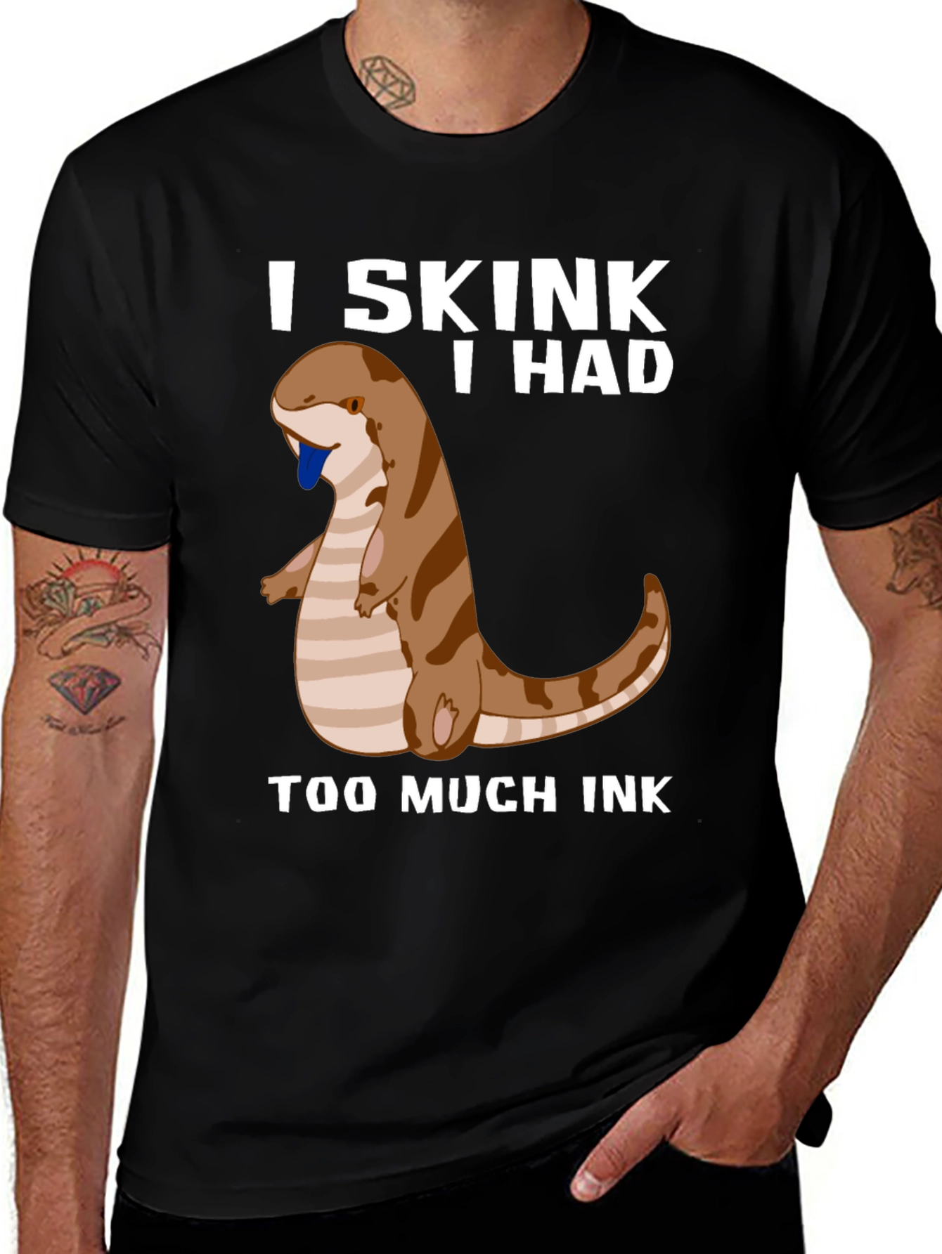 Variant 10 of Skink Too Much Ink T-Shirt