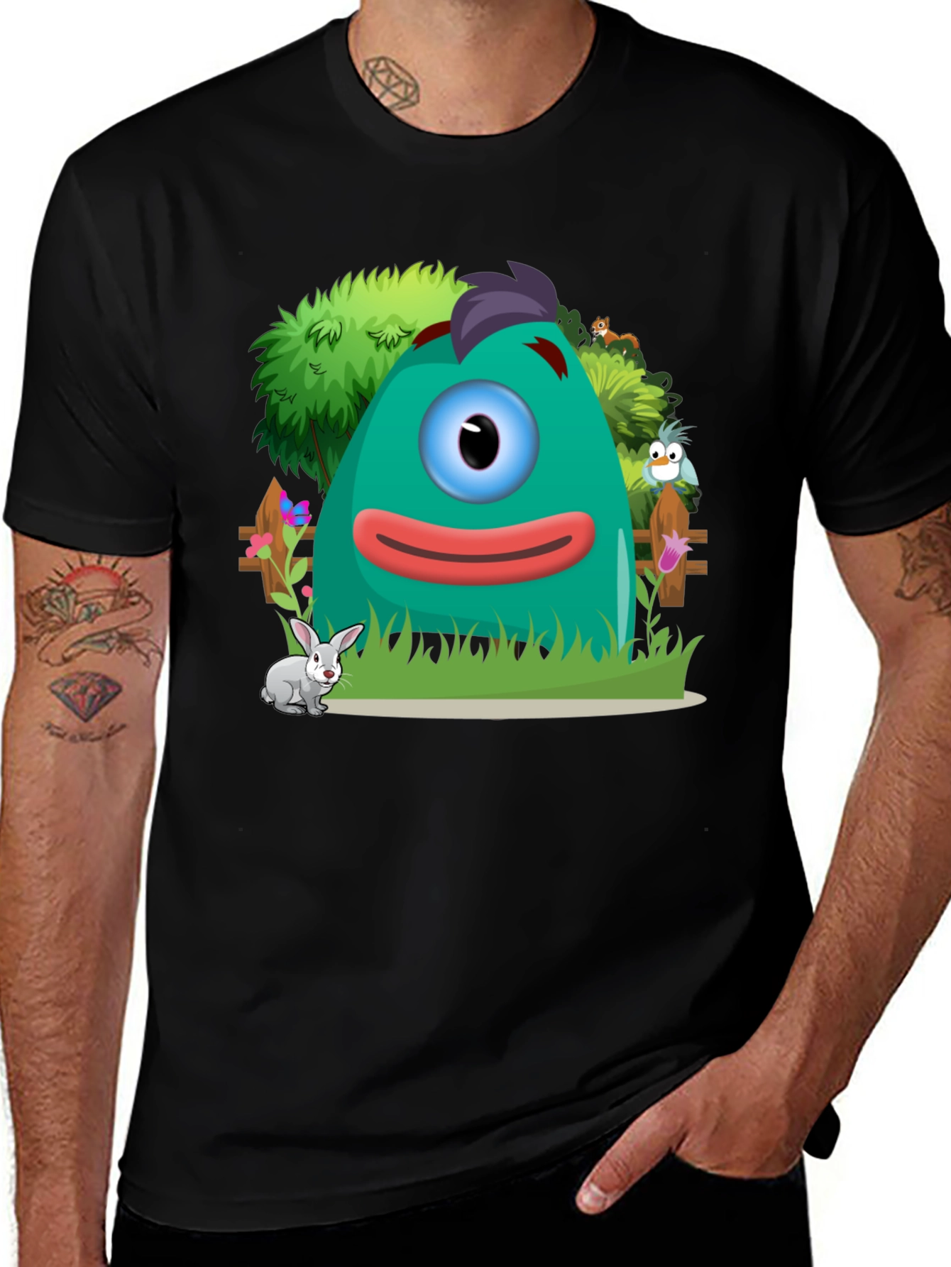 Variant 25 of One-Eyed Monster Graphic T-Shirt