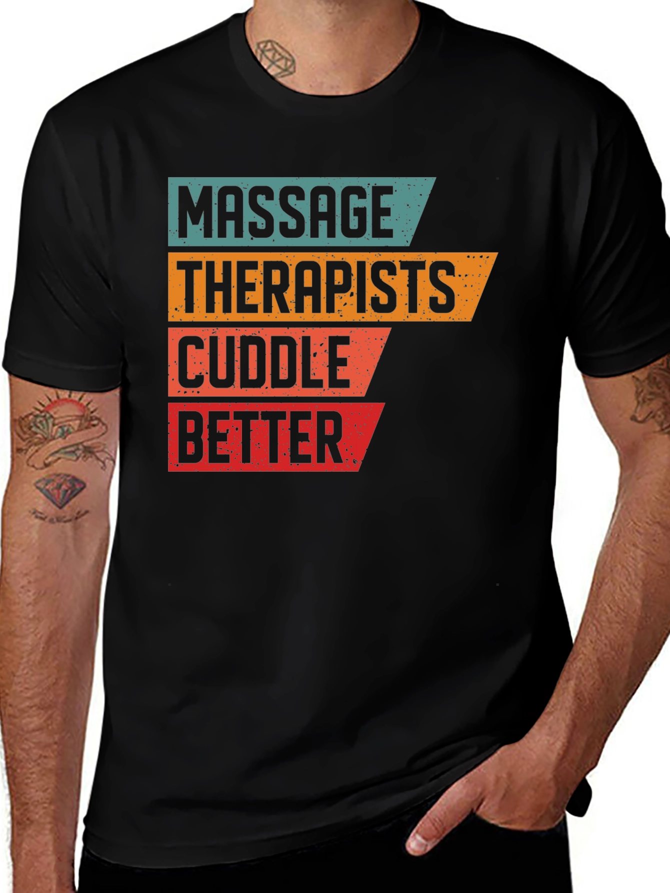 Variant 10 of Massage Therapists Cuddle Better T-Shirt
