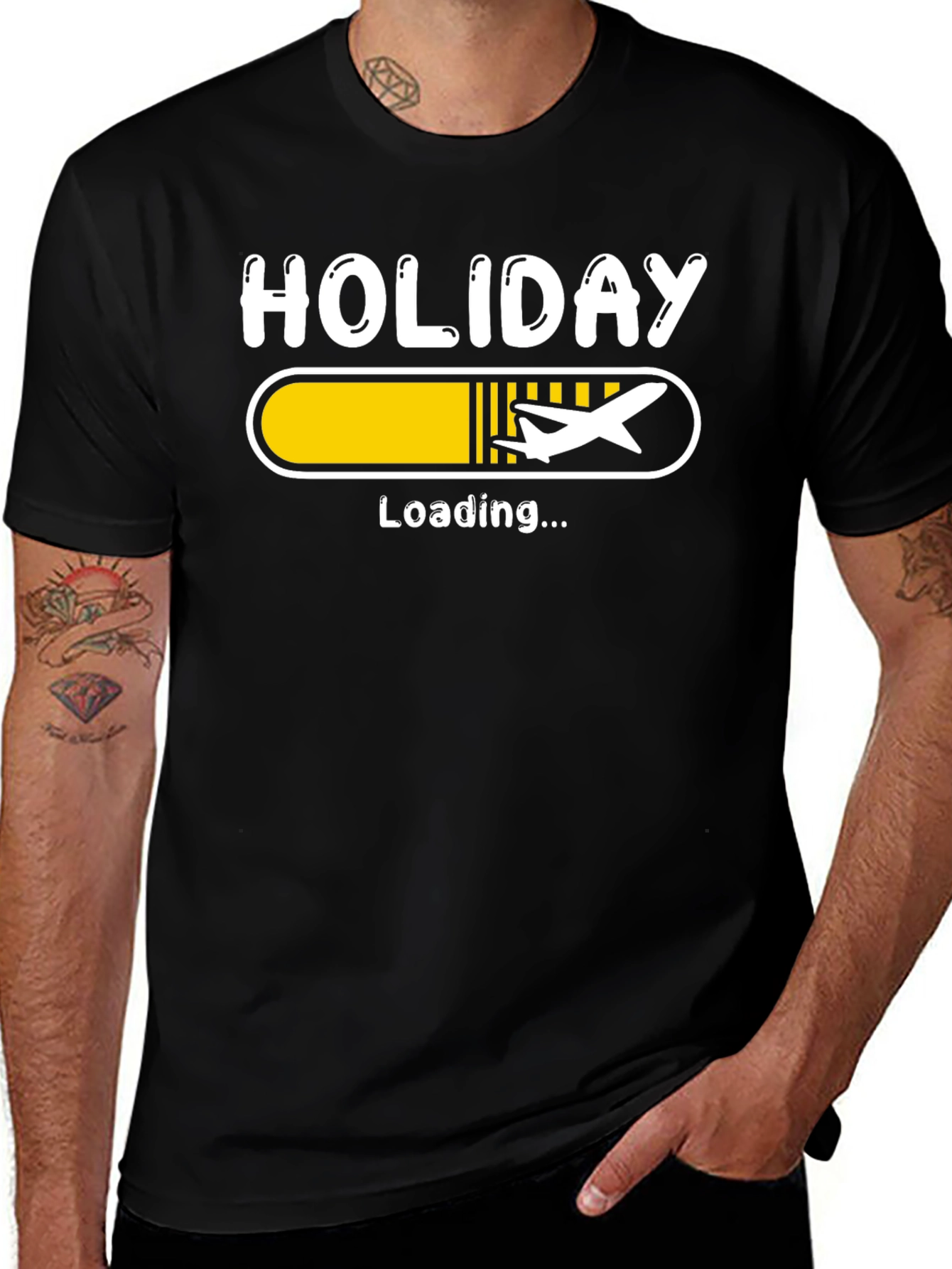 Variant 27 of Holiday Loading T-Shirt - Vacation Countdown Tee