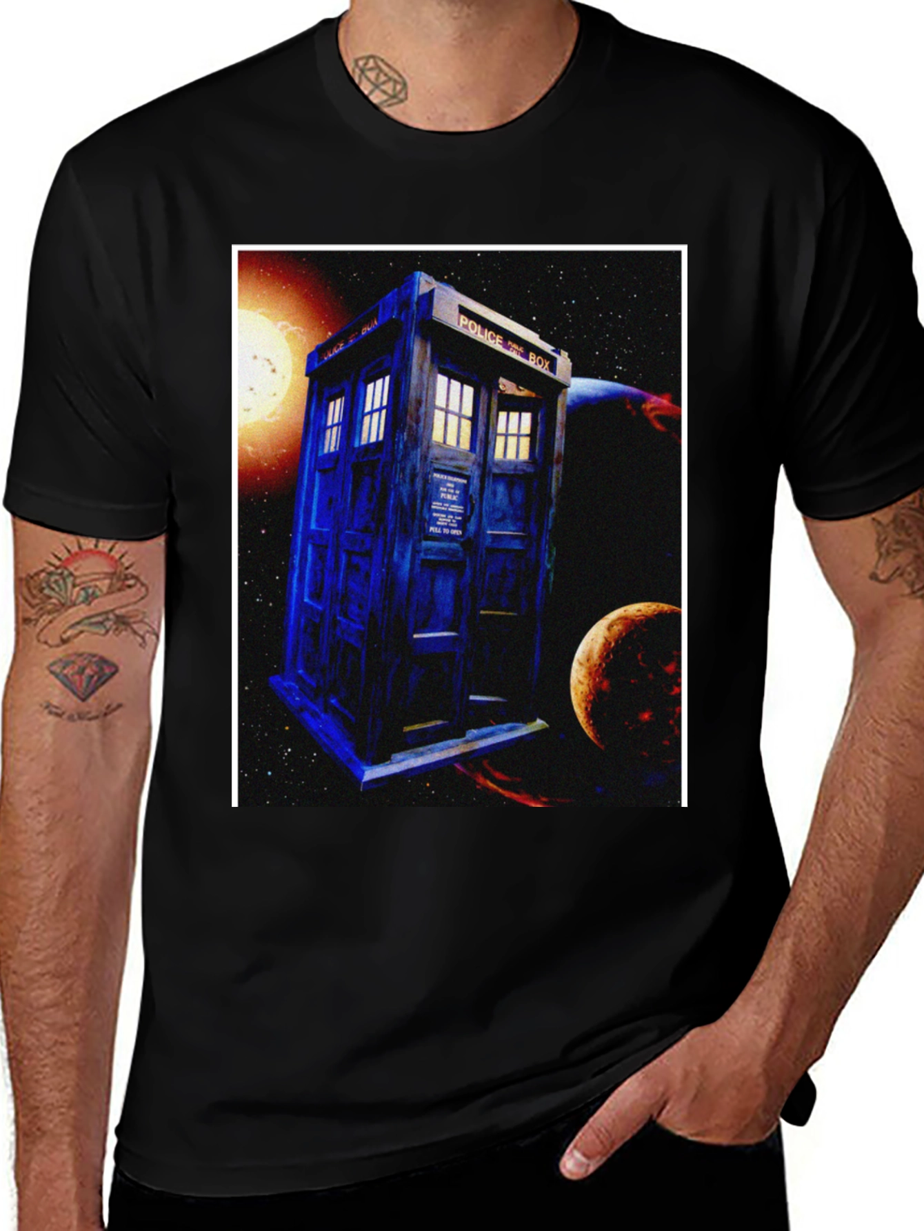 Doctor Who Tardis Space T-Shirt