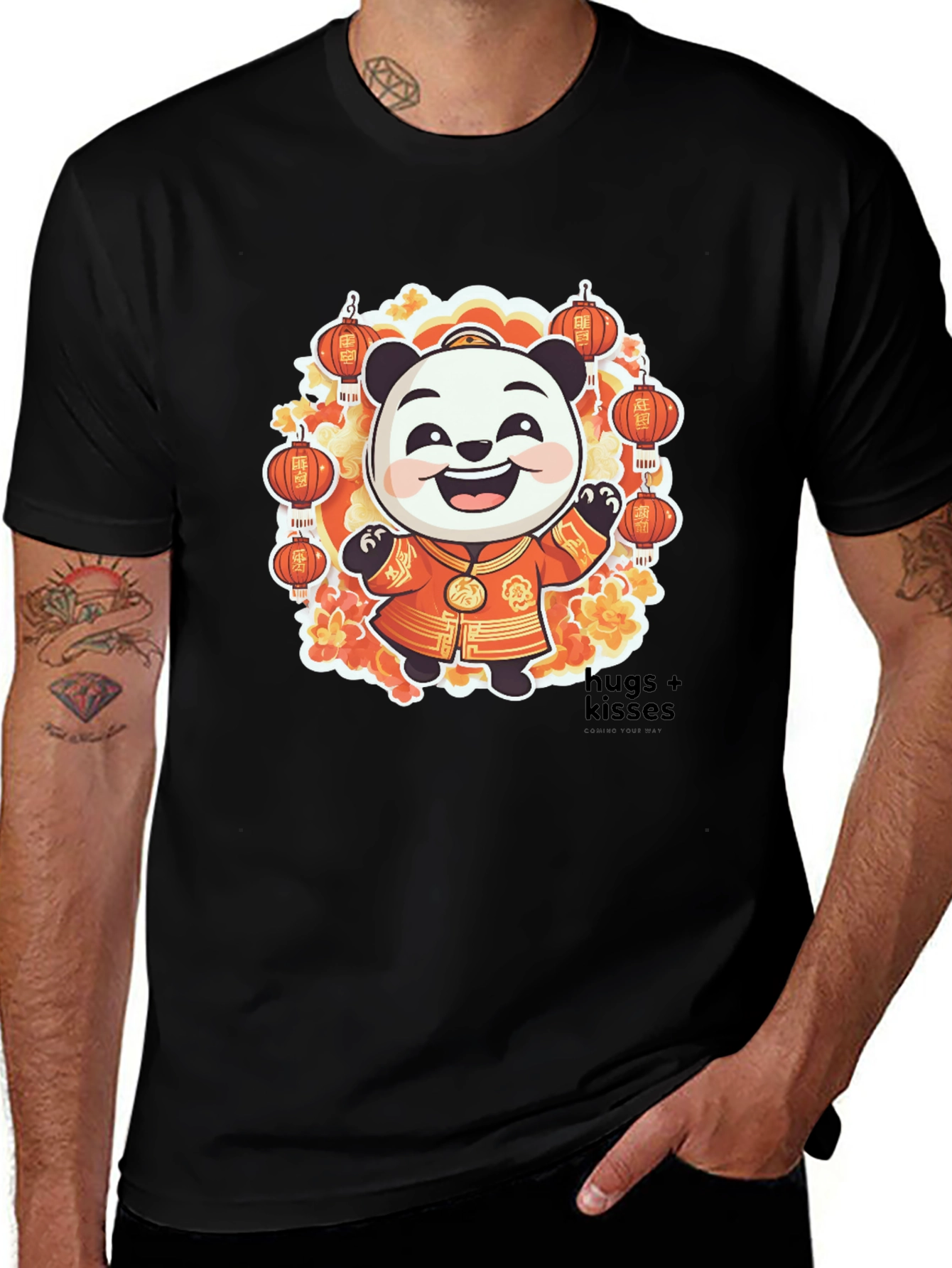 Variant 11 of Lunar New Year Panda Bear T-Shirt
