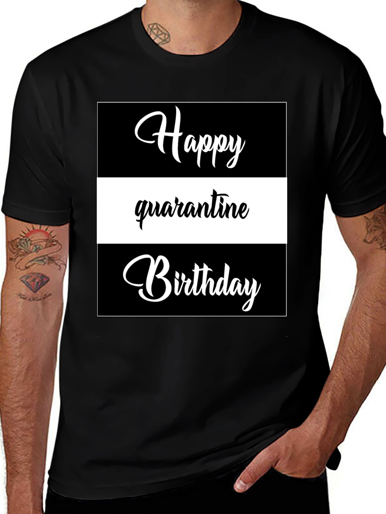 Variant 14 of Quarantine Birthday Graphic Tee