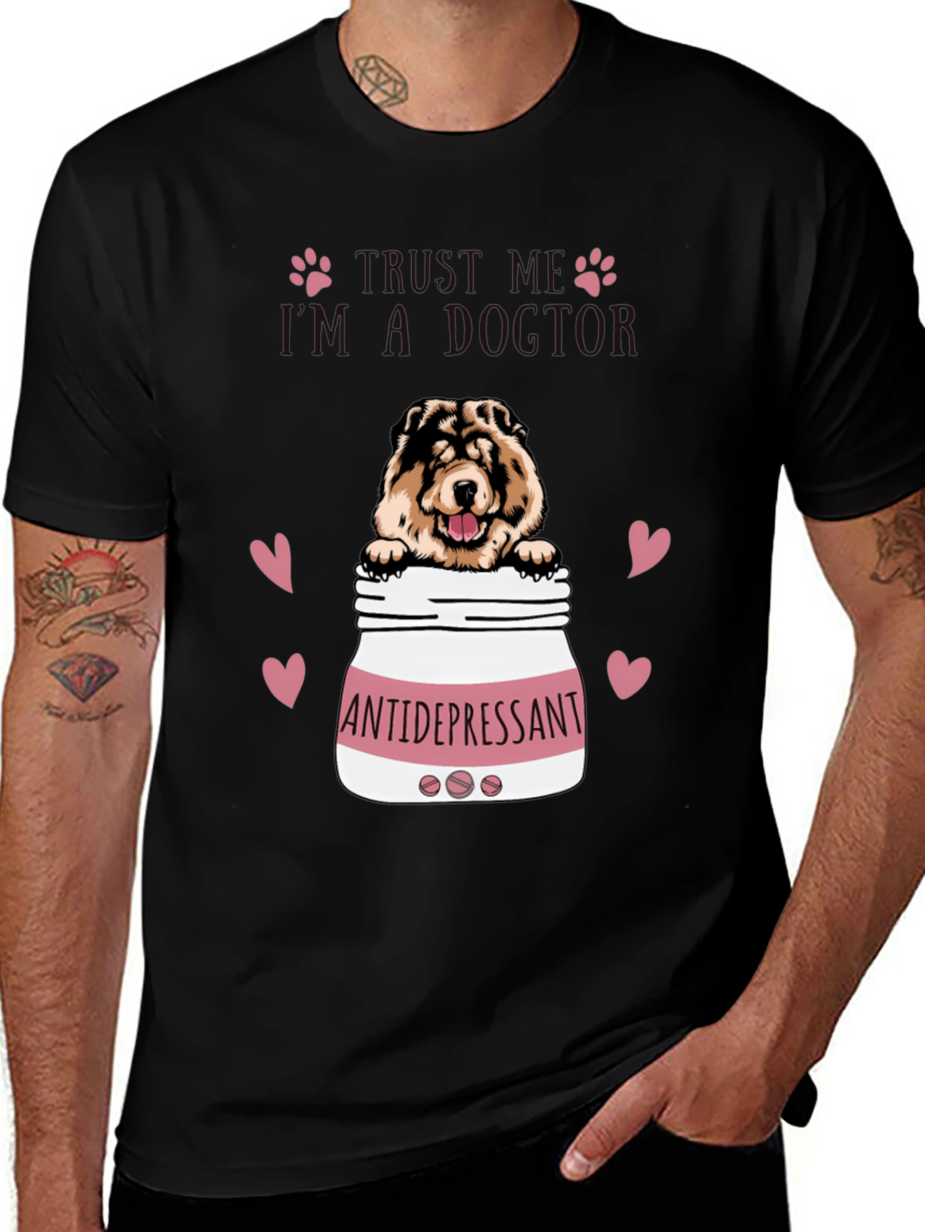 Variant 21 of Dog Lover T-Shirt - Antidepressant Doctor