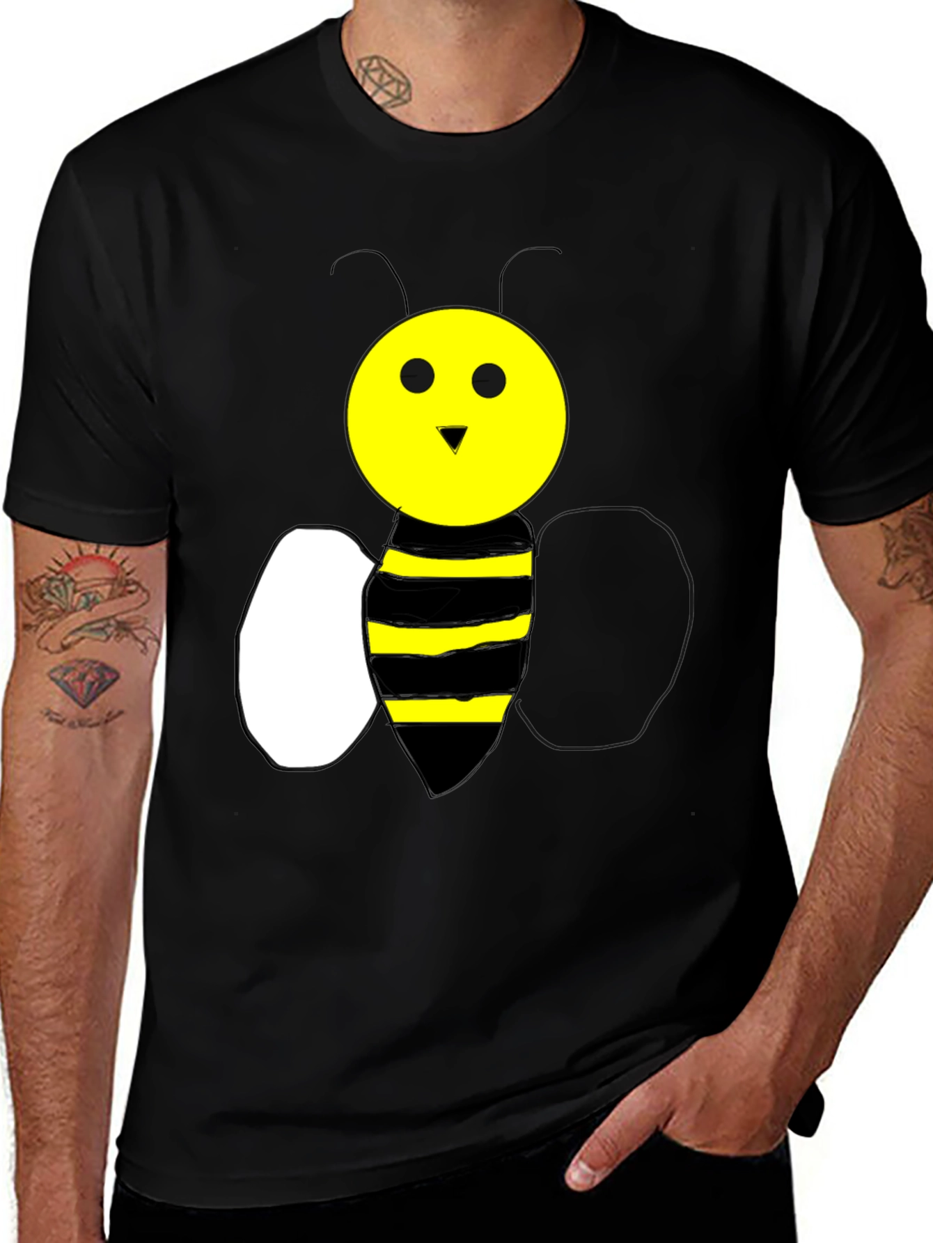 Variant 11 of Black Bee Graphic T-Shirt