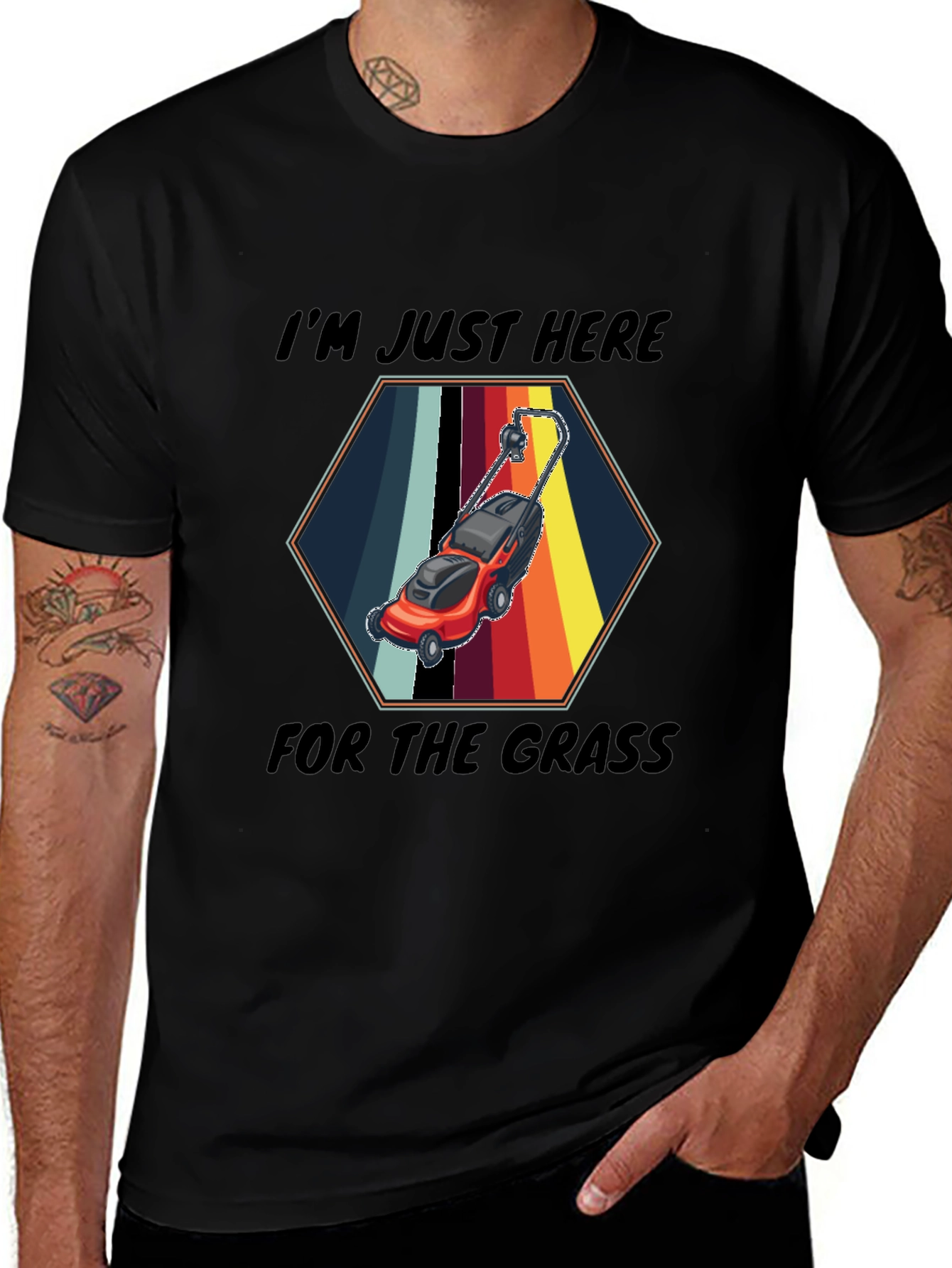 Variant 9 of I'm Just Here for the Grass T-Shirt