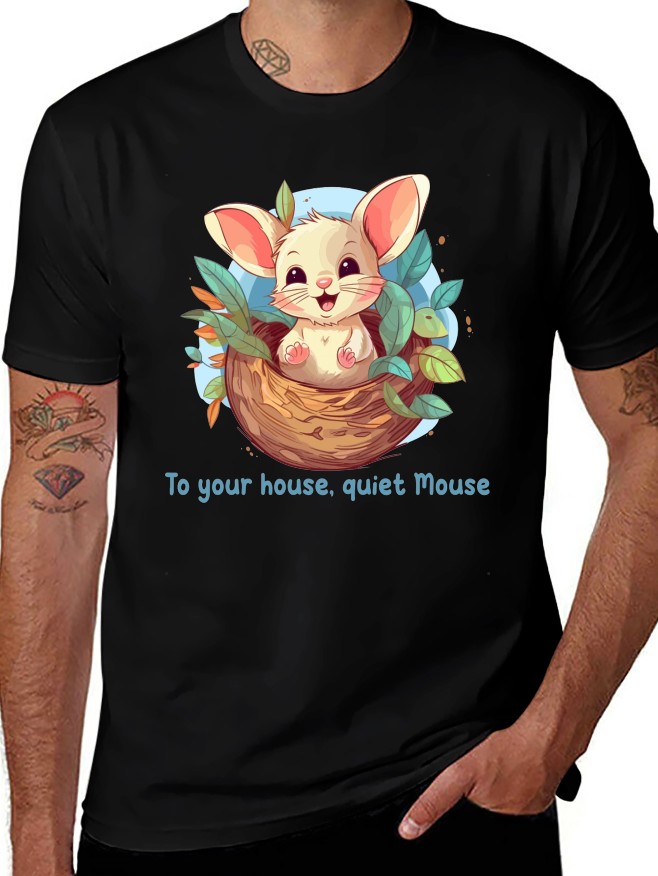 Variant 21 of Cute Mouse Nest T-Shirt