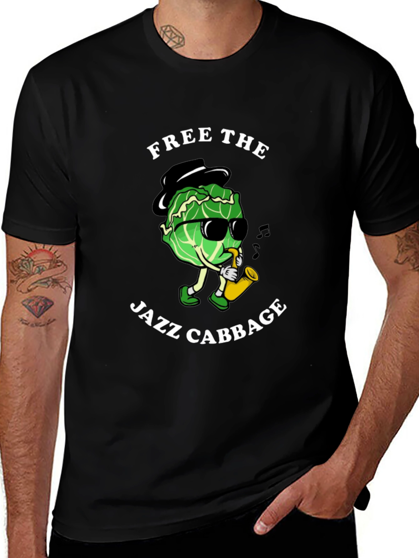 Variant 25 of Free the Jazz Cabbage T-Shirt