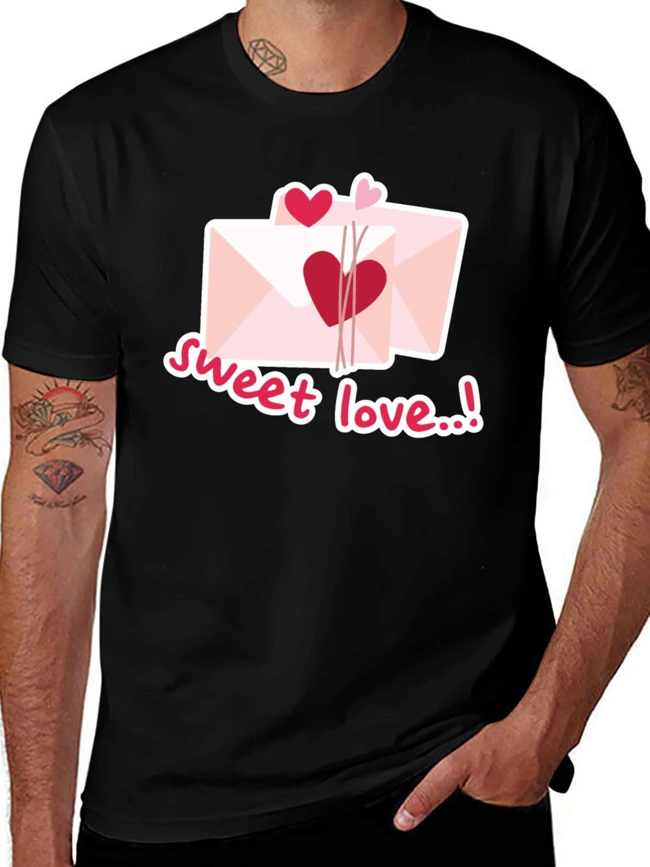 Variant 10 of Sweet Love Graphic Tee - Valentine's Day Shirt