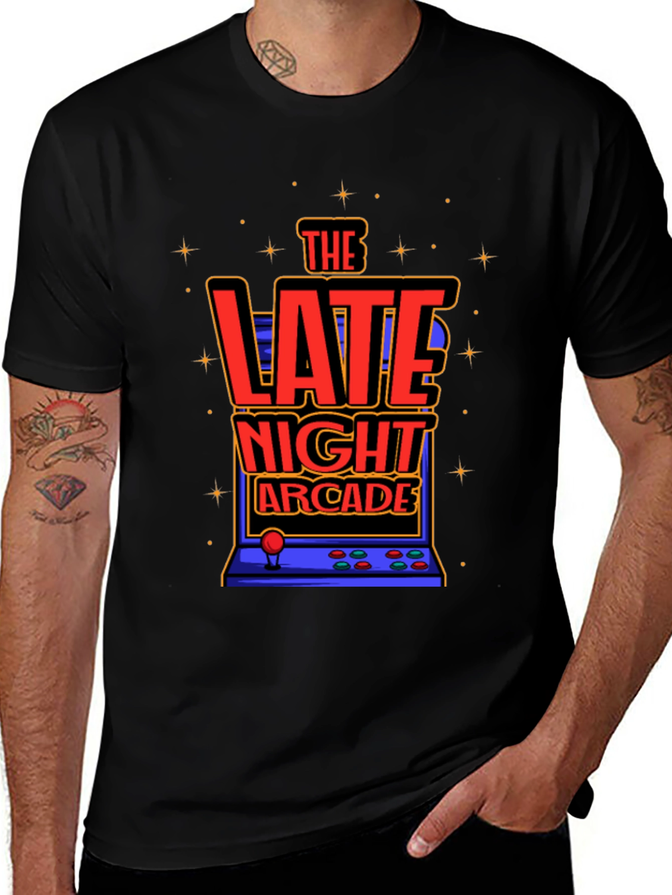 Variant 15 of The Late Night Arcade Graphic Tee