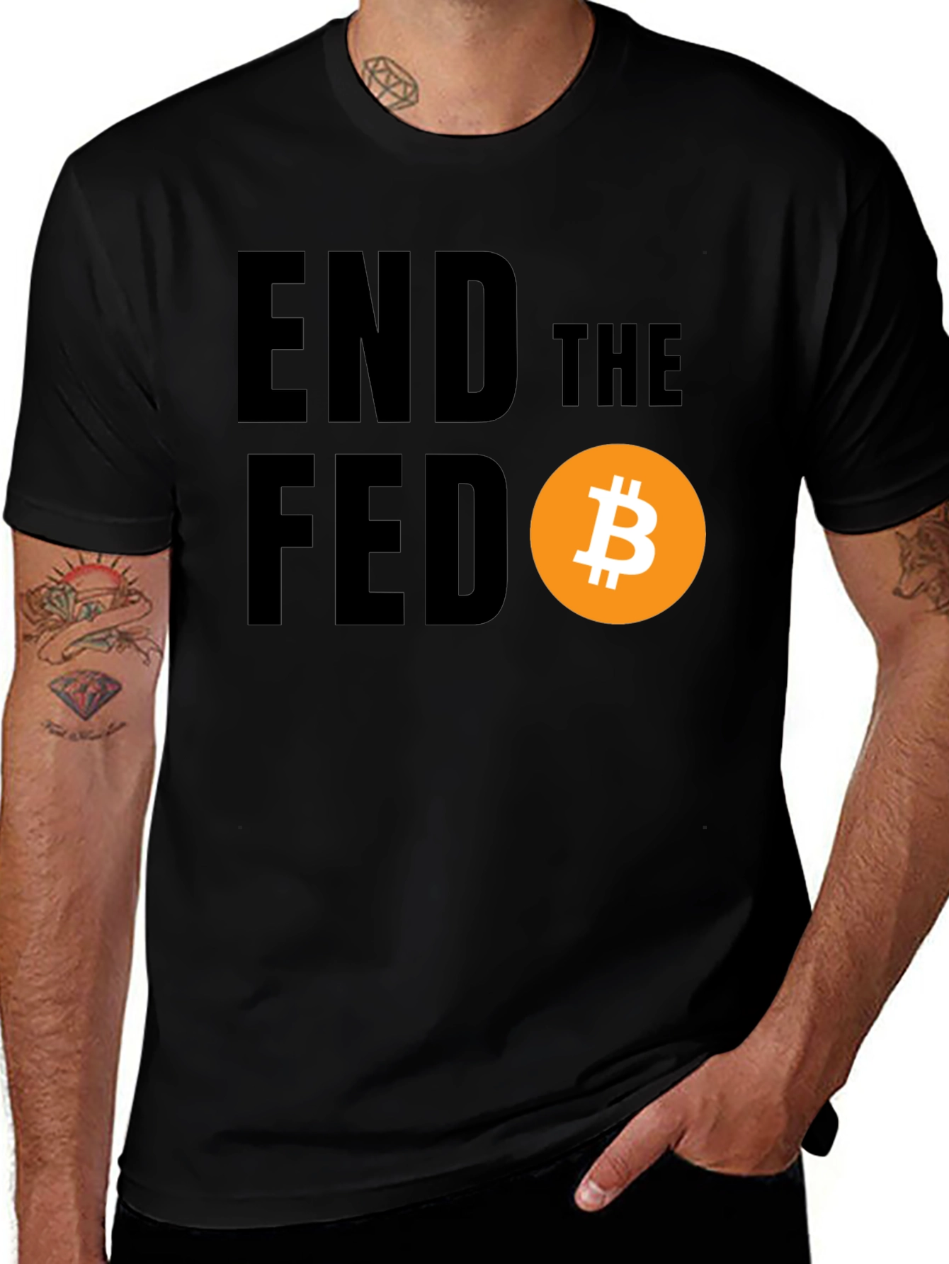 Variant 22 of End The Fed Bitcoin Graphic Tee