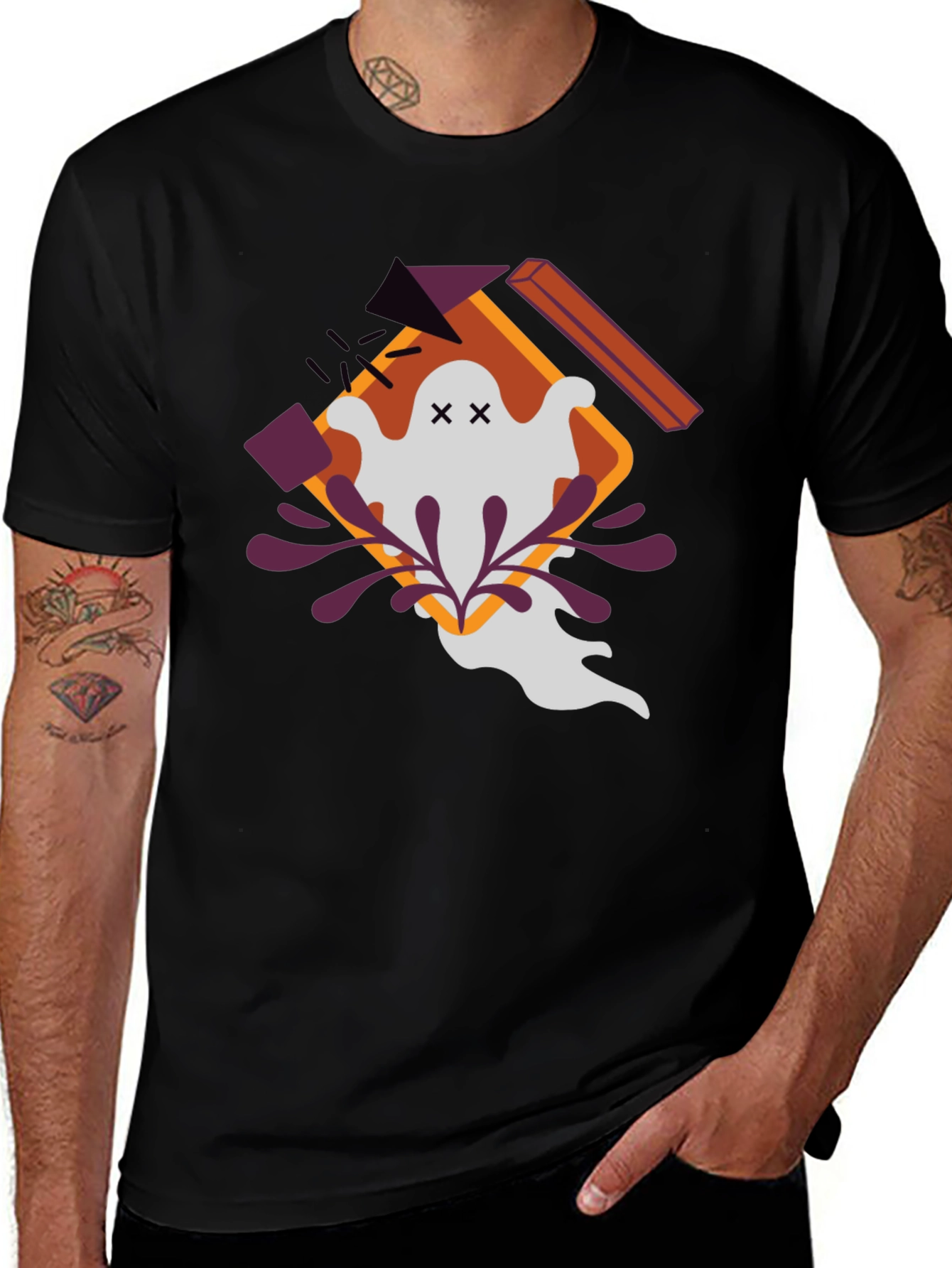 Variant 19 of Ghostly Graphic Tee - Halloween Style