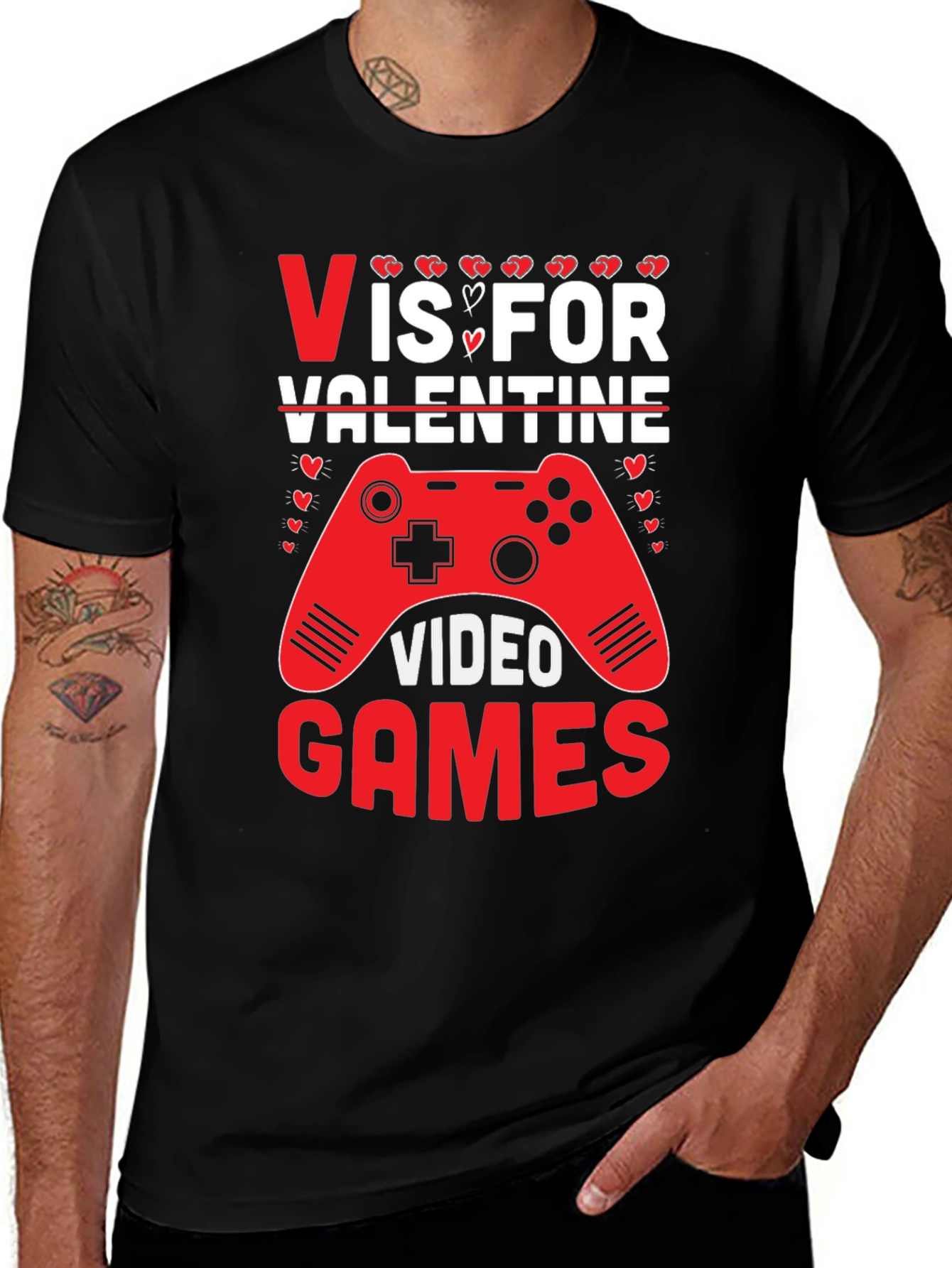 Variant 29 of Valentine Video Games T-Shirt